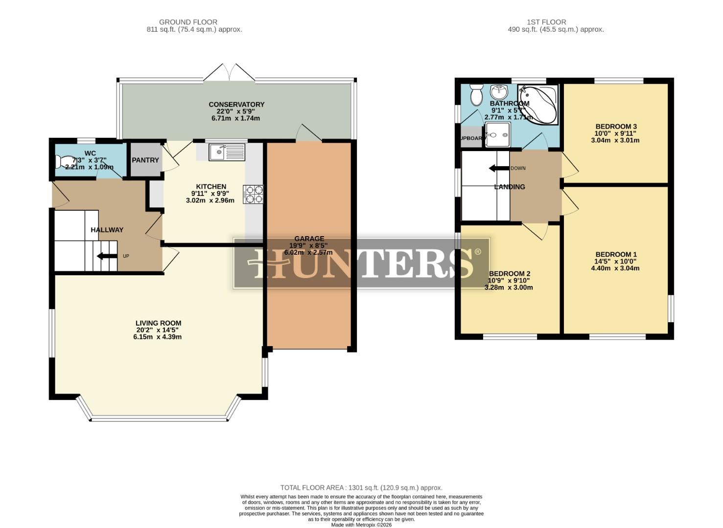 1, Crossbeck Road, Scunthorpe floorplan