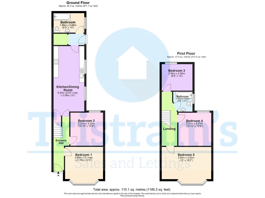 44, Derby Grove, Nottingham floorplan