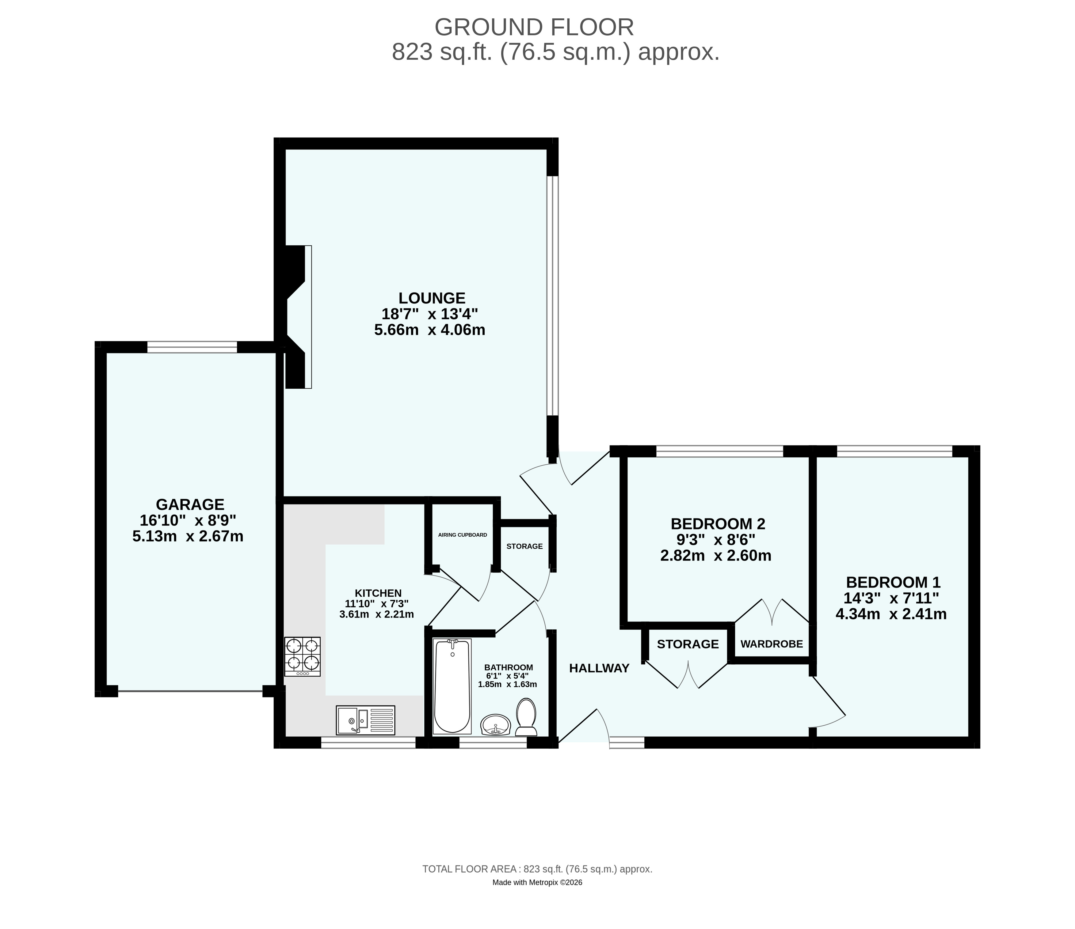 65 Rosemellin, Camborne Cornwall, Cornwall floorplan