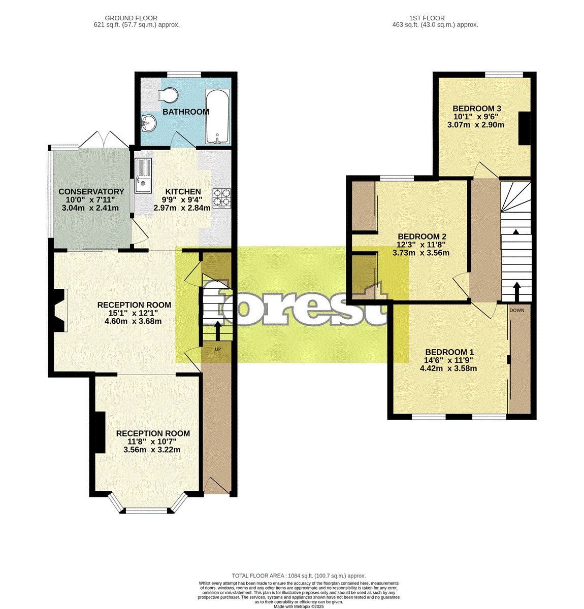 Queens Road, Feltham, Middlesex, TW13 floorplan