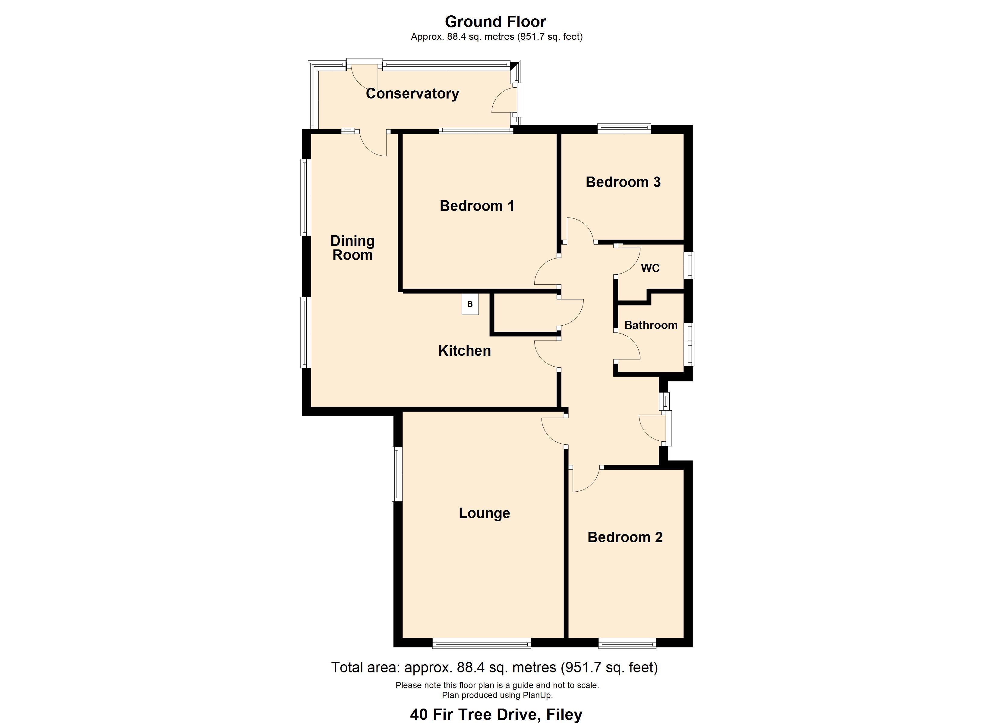 Fir Tree Drive, Filey YO14, 3 bedroom detached bungalow for sale