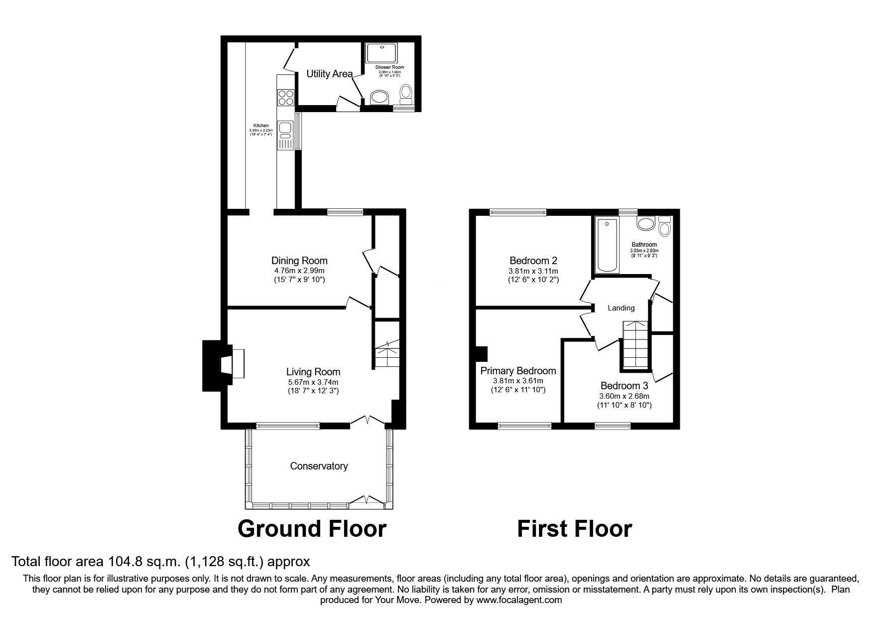 18, Holliday Crescent, Wigton floorplan
