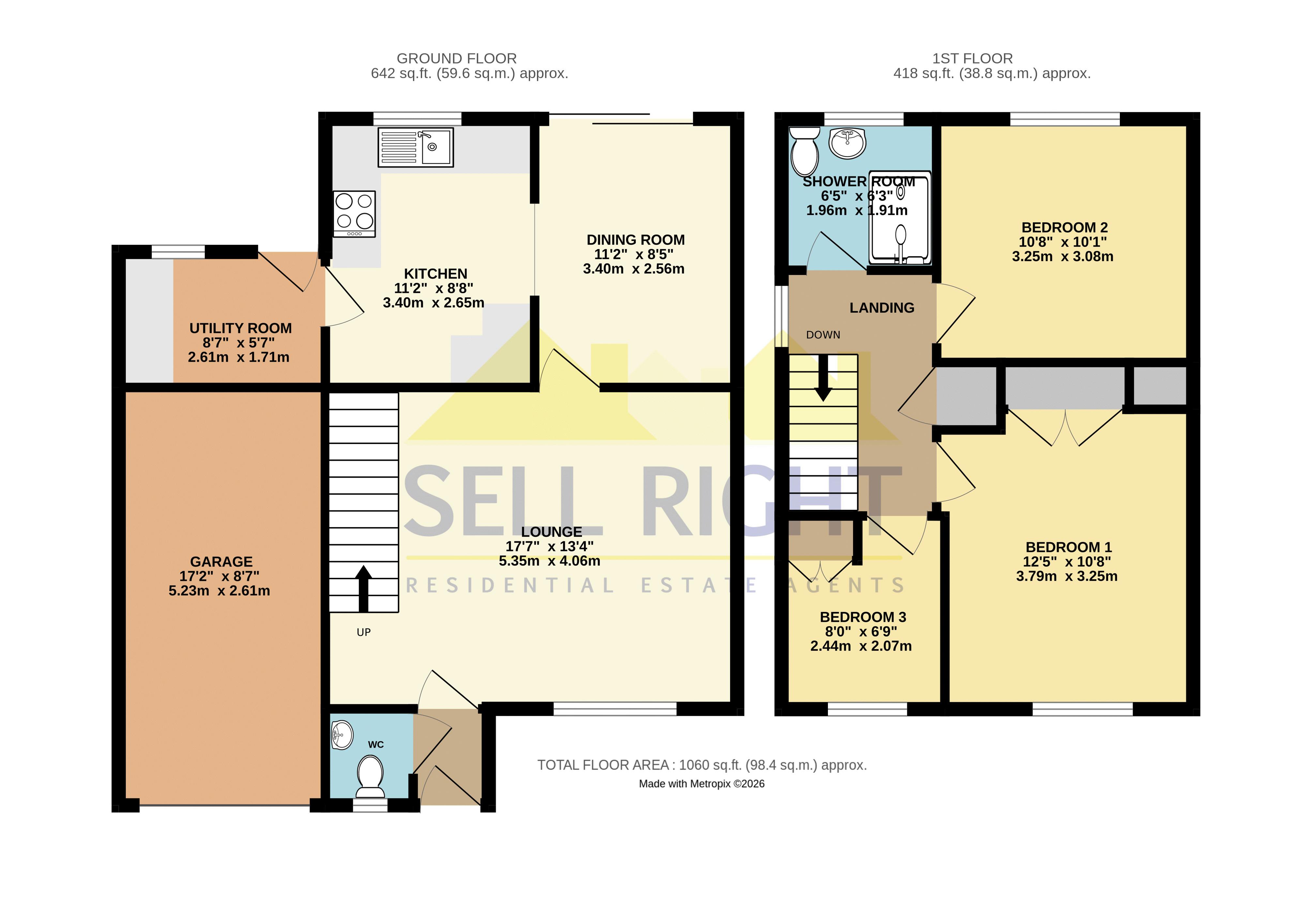 34, The Ridings, Pontypridd floorplan