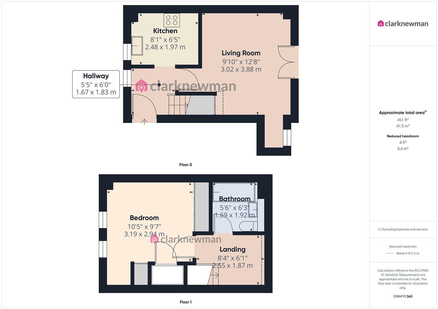 95, Hadley Grange, Harlow floorplan