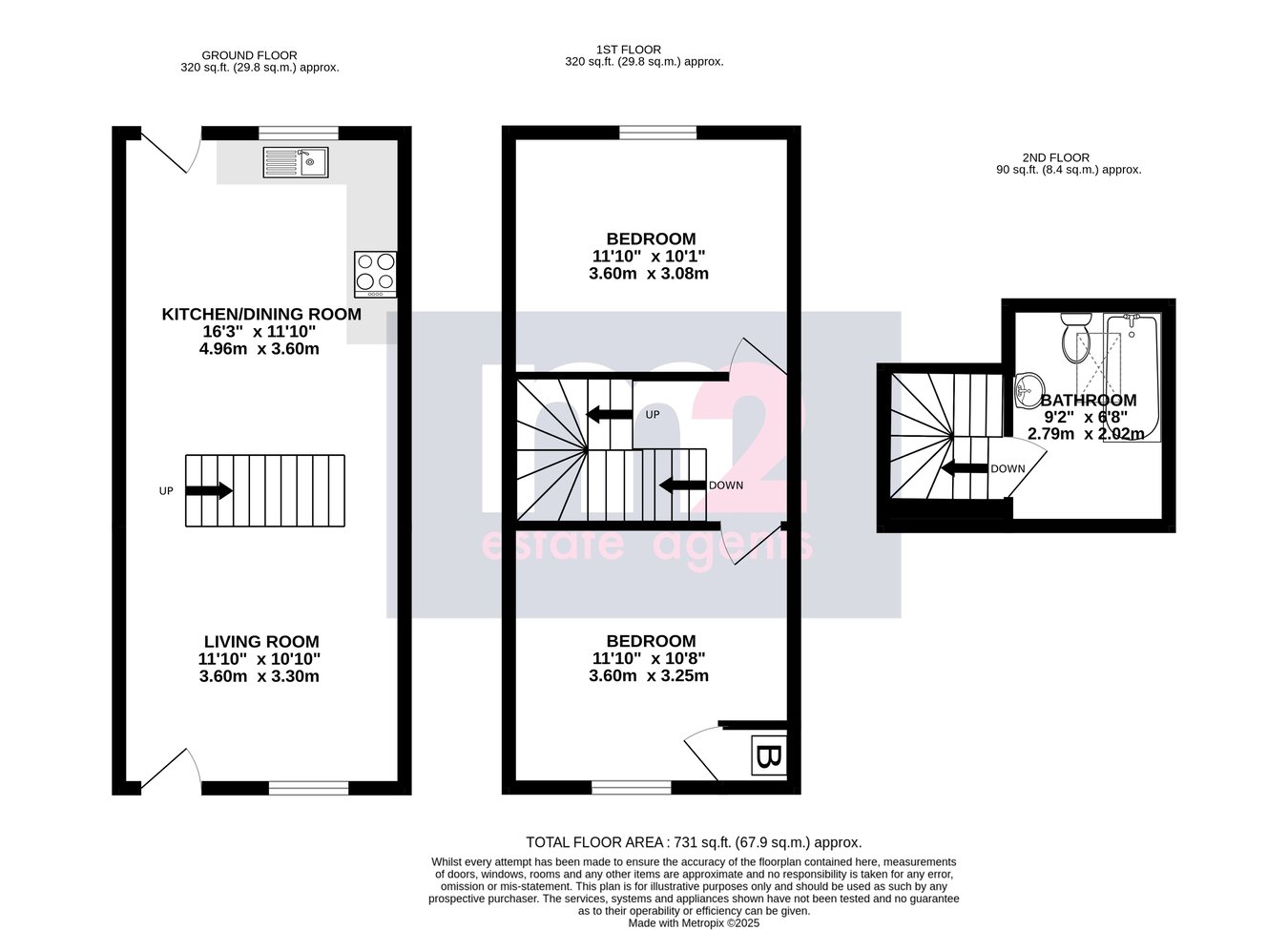 75, King Street, Pontypool floorplan