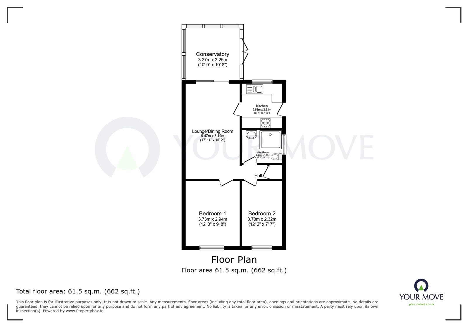 1, Sherwood Way, Nottingham floorplan