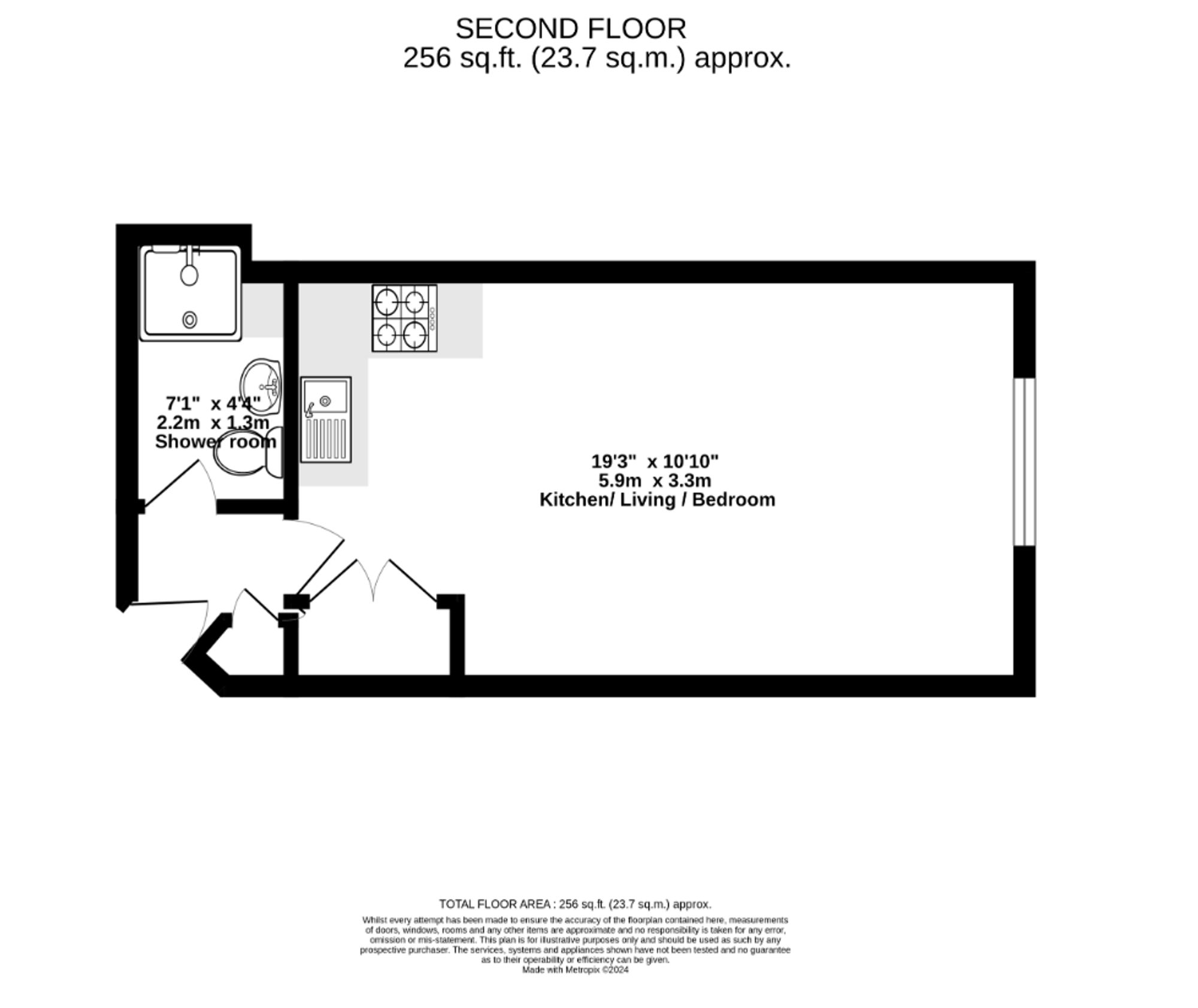 Flat 11, The Turret, Harrow floorplan