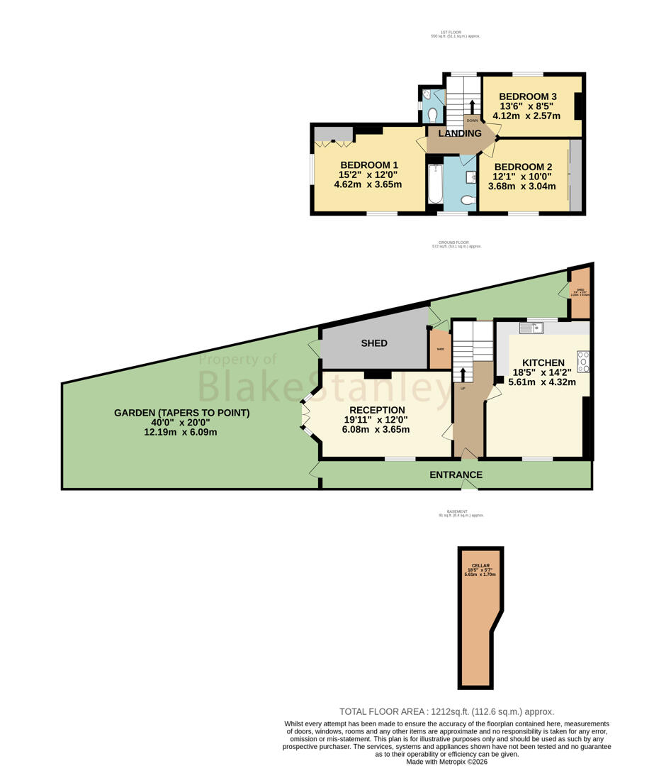 Wayland Avenue, London floorplan