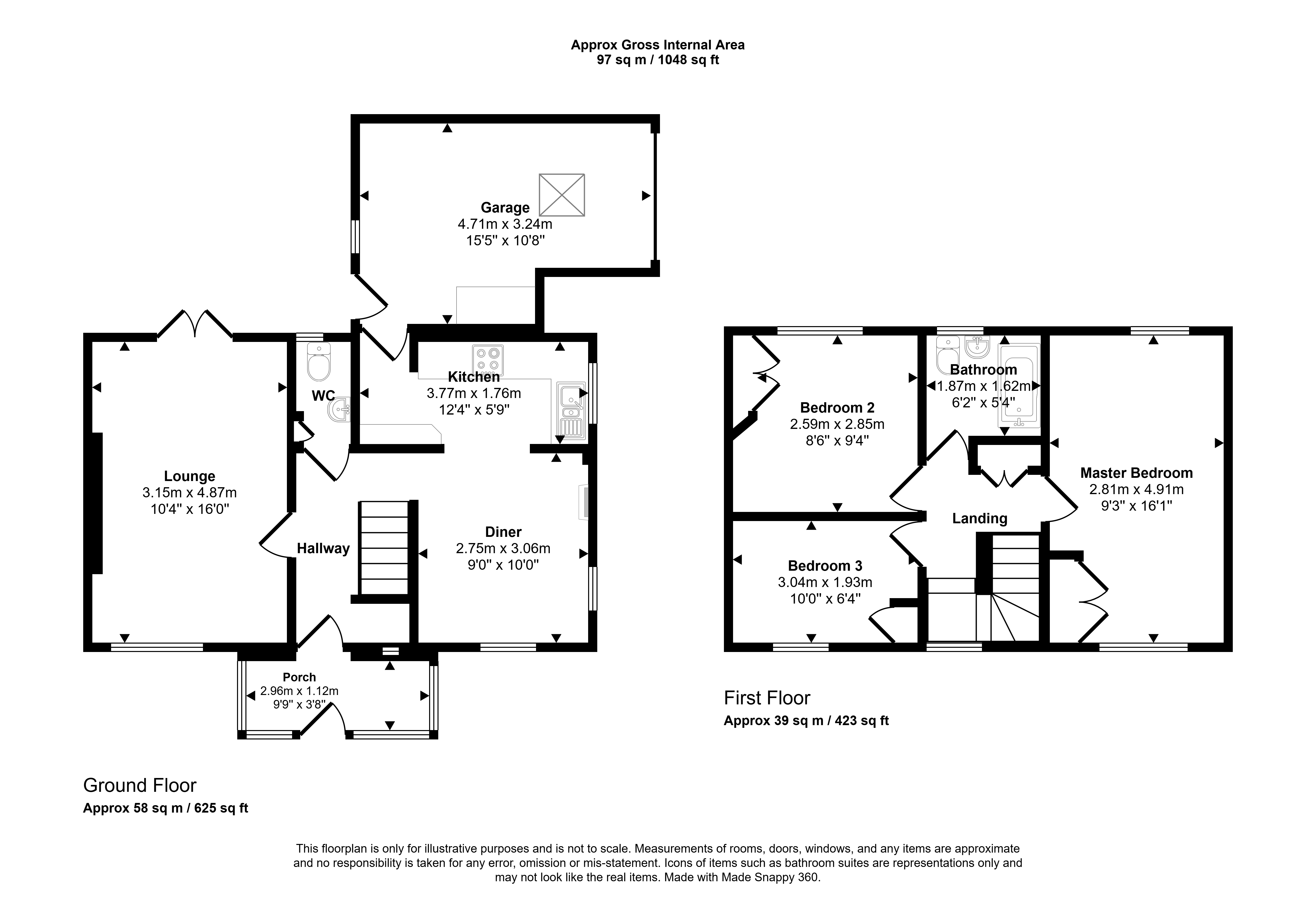Coquet Avenue, Newcastle upon Tyne floorplan