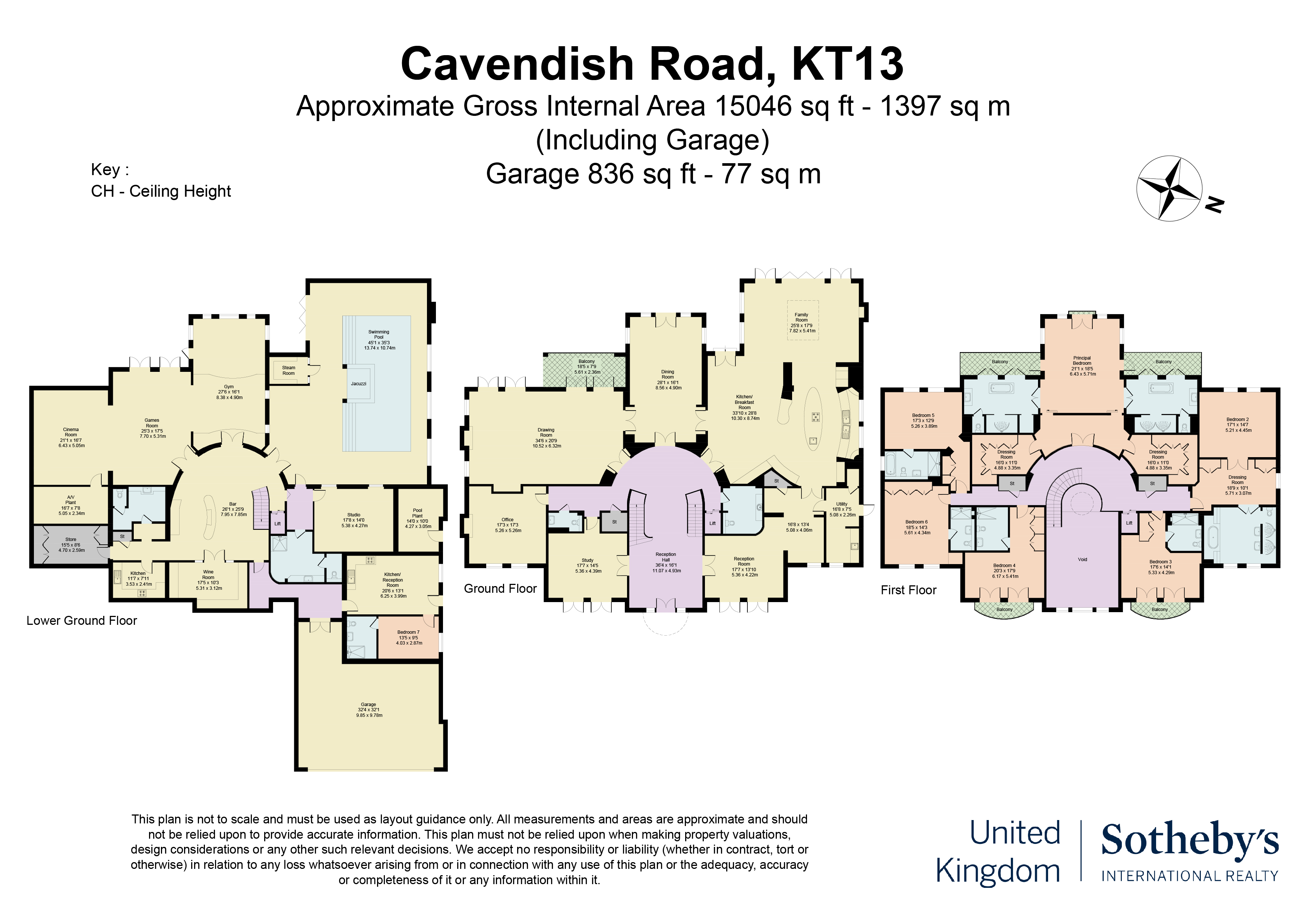Cavendish, Cavendish Road, Surrey floorplan