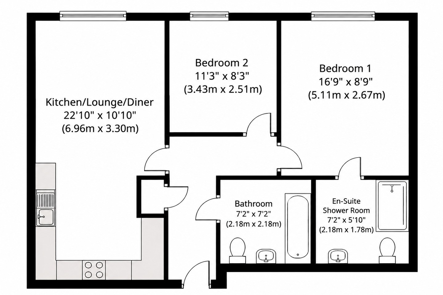 Copse Road, Redhill floorplan