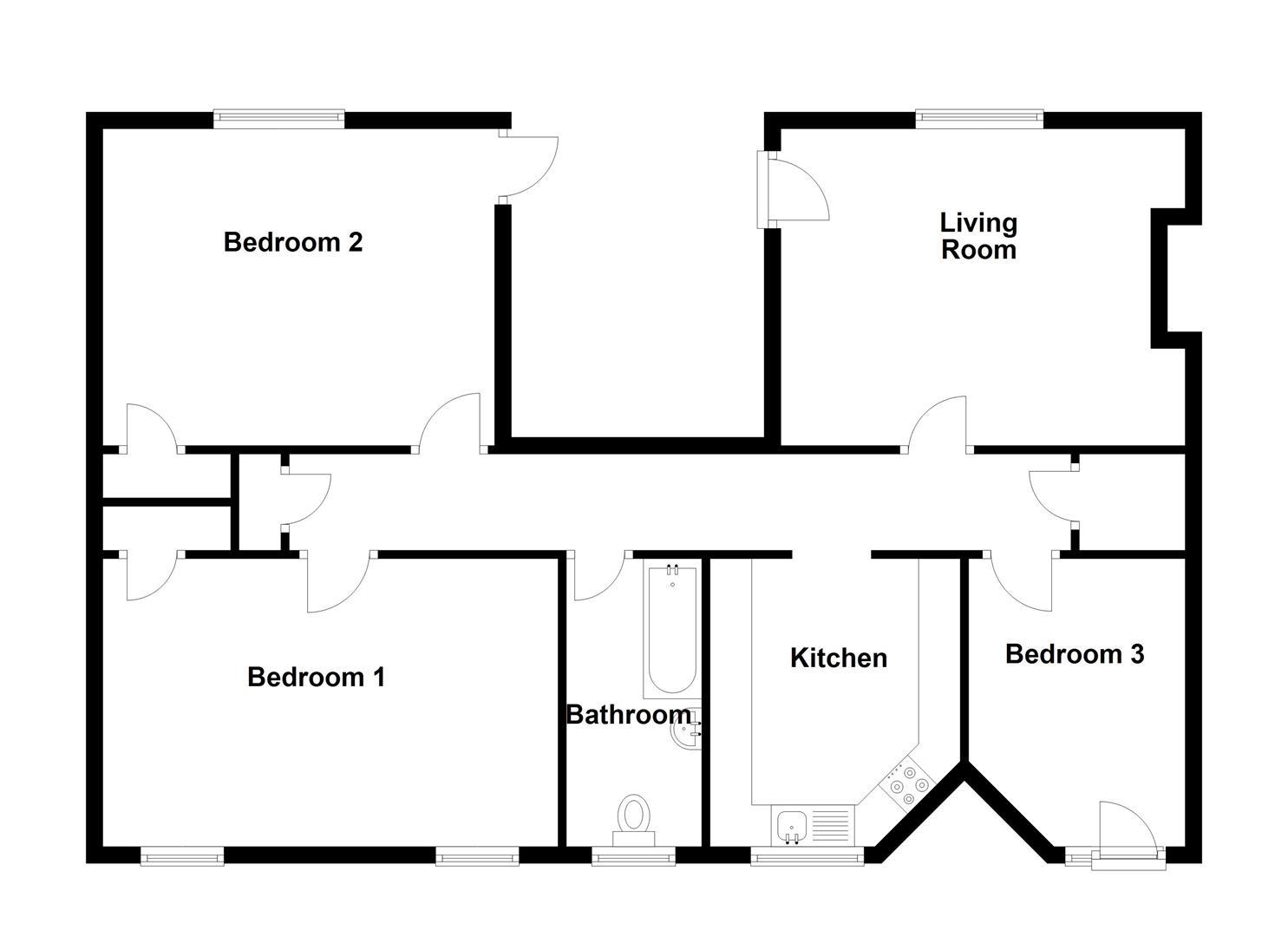 3, Alma Terrace, Portland floorplan