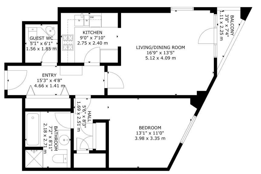 Westferry Circus, London floorplan