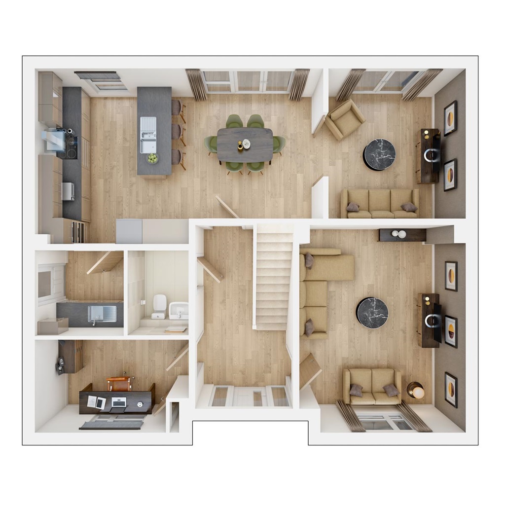 The Thirlford - Plot 38, Millstone Walk, Selby Road, Eggborough floorplan