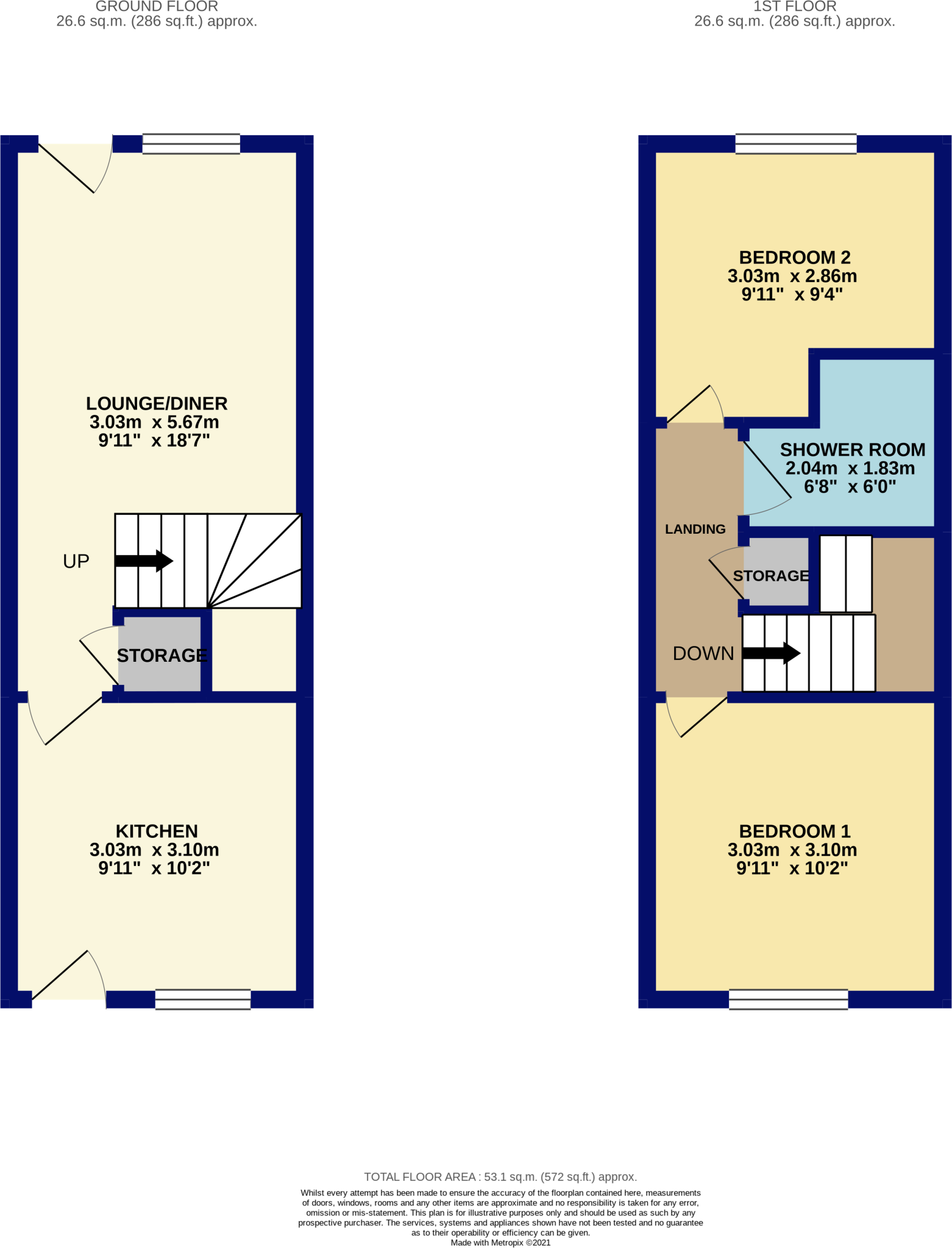 Woodward Street, Manchester floorplan