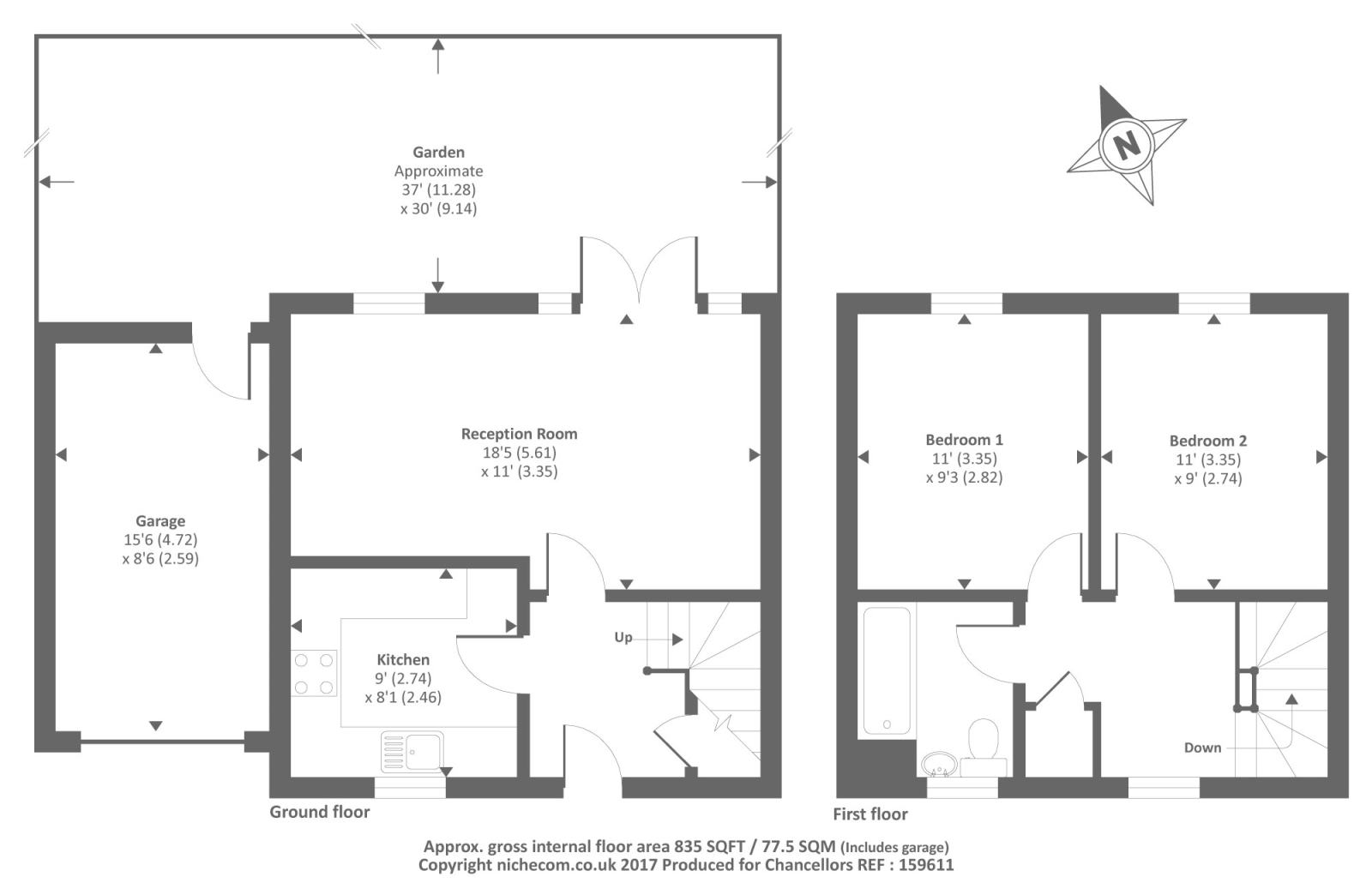 2 Bedrooms Link-detached house to rent in Glory Farm, Bicester OX26