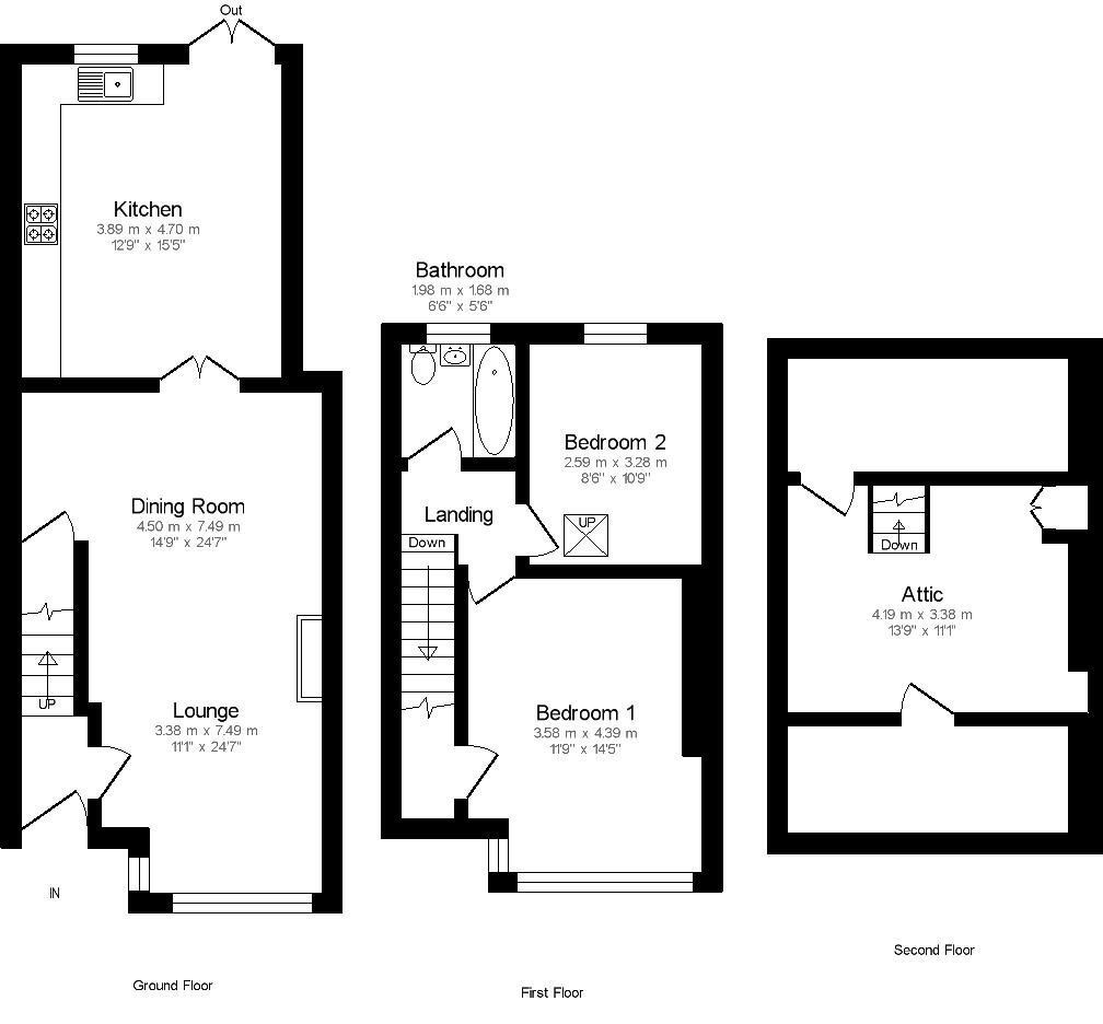 64 Dunchurch Road, Paisley floorplan