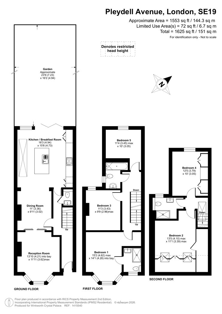 10, Pleydell Avenue, London floorplan