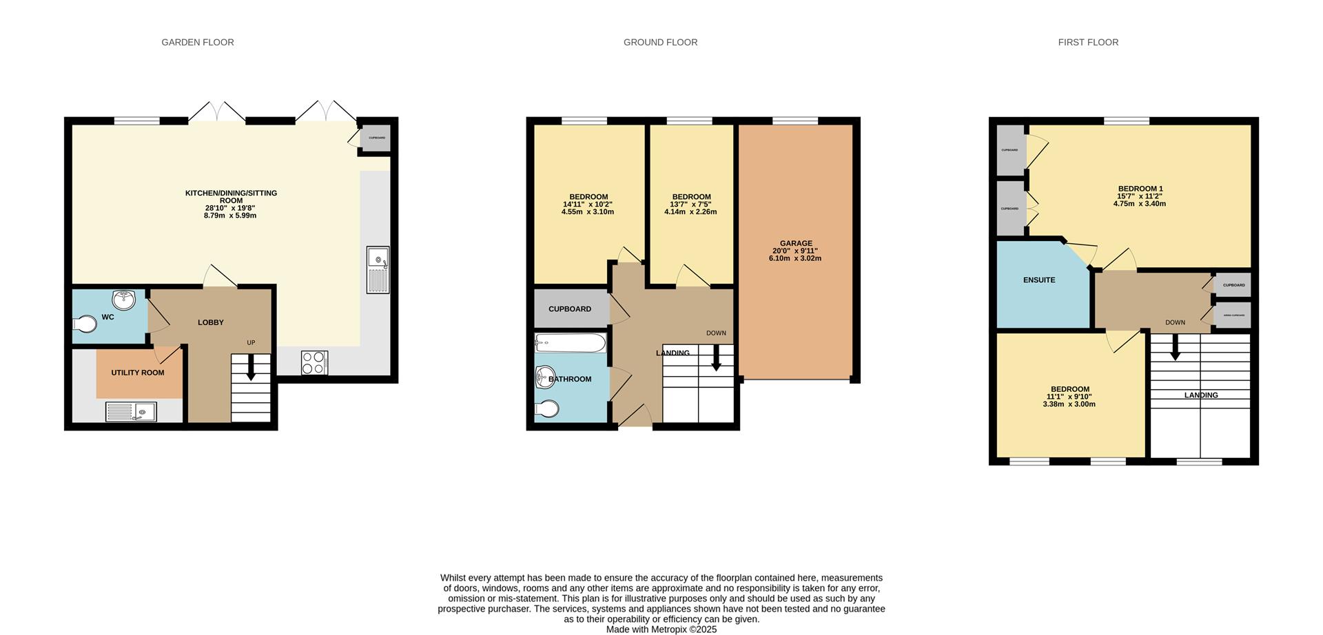15, Millennium Way, Heathfield floorplan