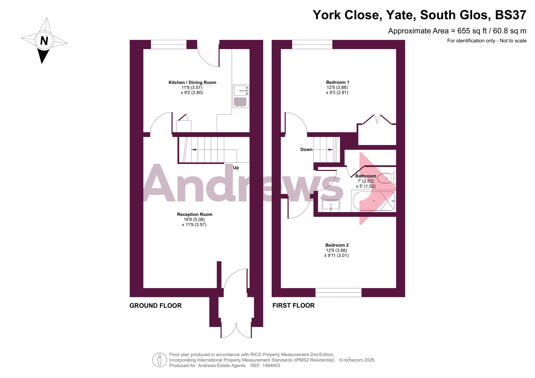 15, York Close, South Glos floorplan