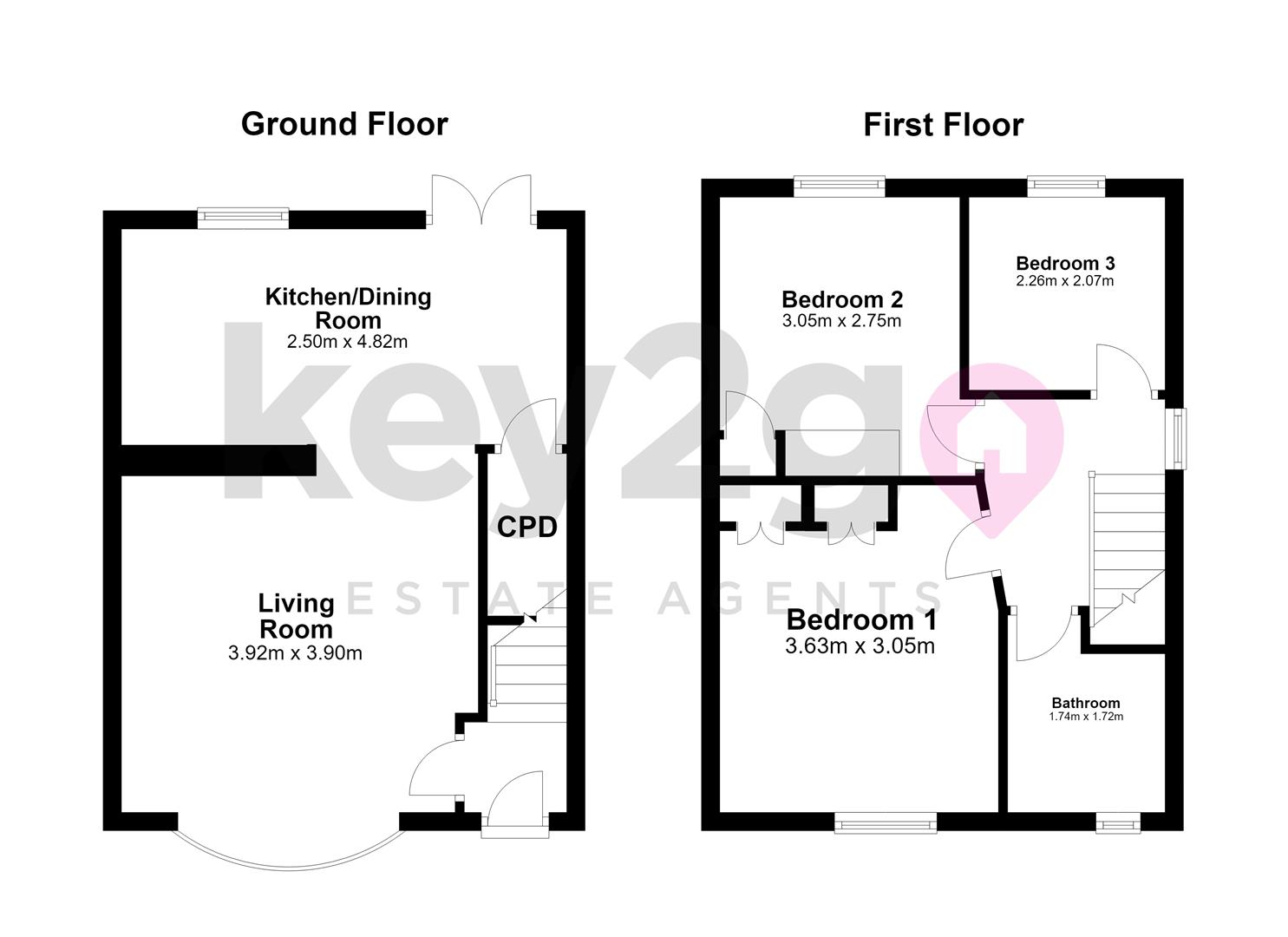 41, Handsworth Crescent, Sheffield floorplan