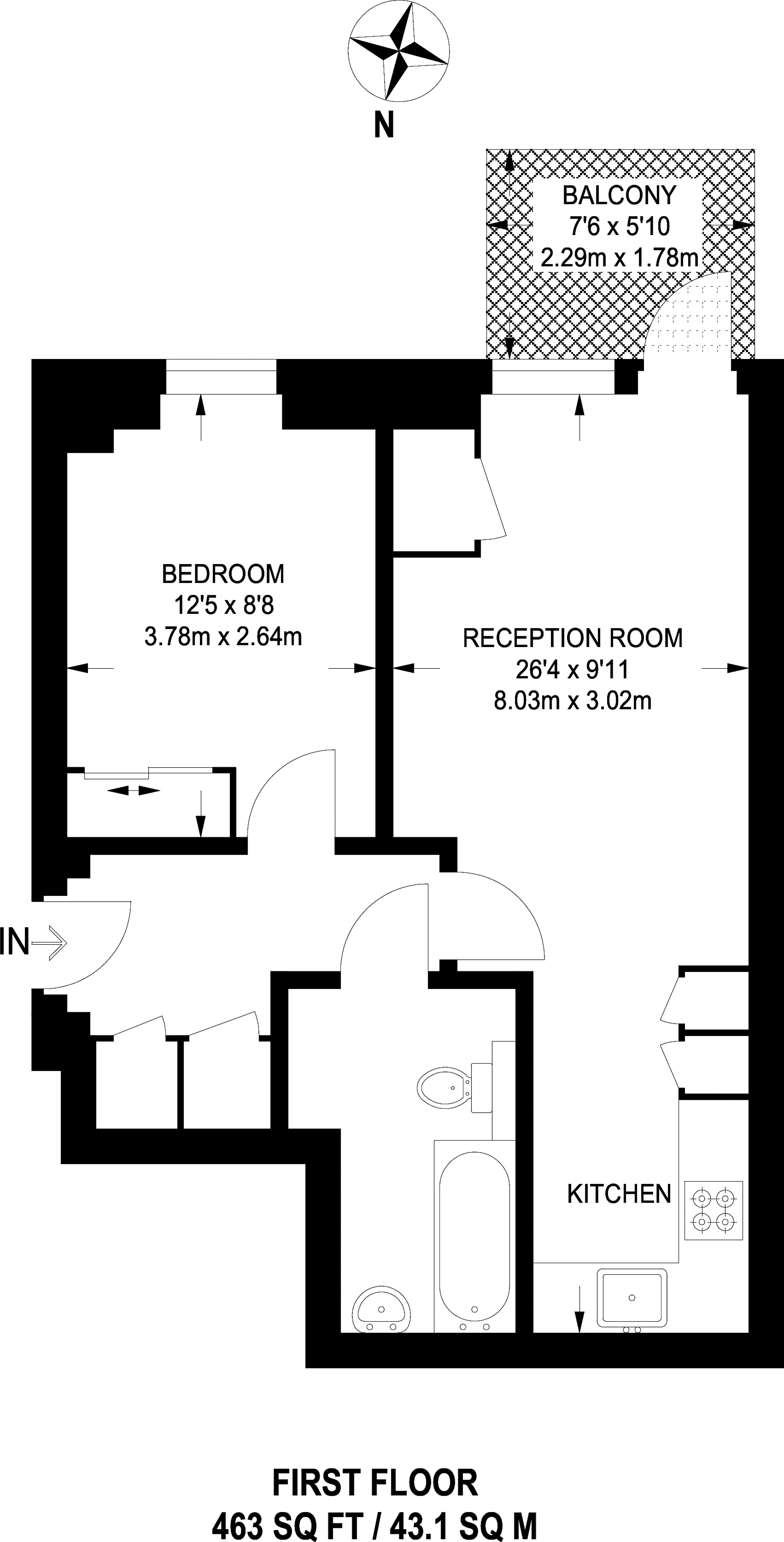 1 Bedrooms Flat to rent in St Pancras Way, Mornington Crescent NW1