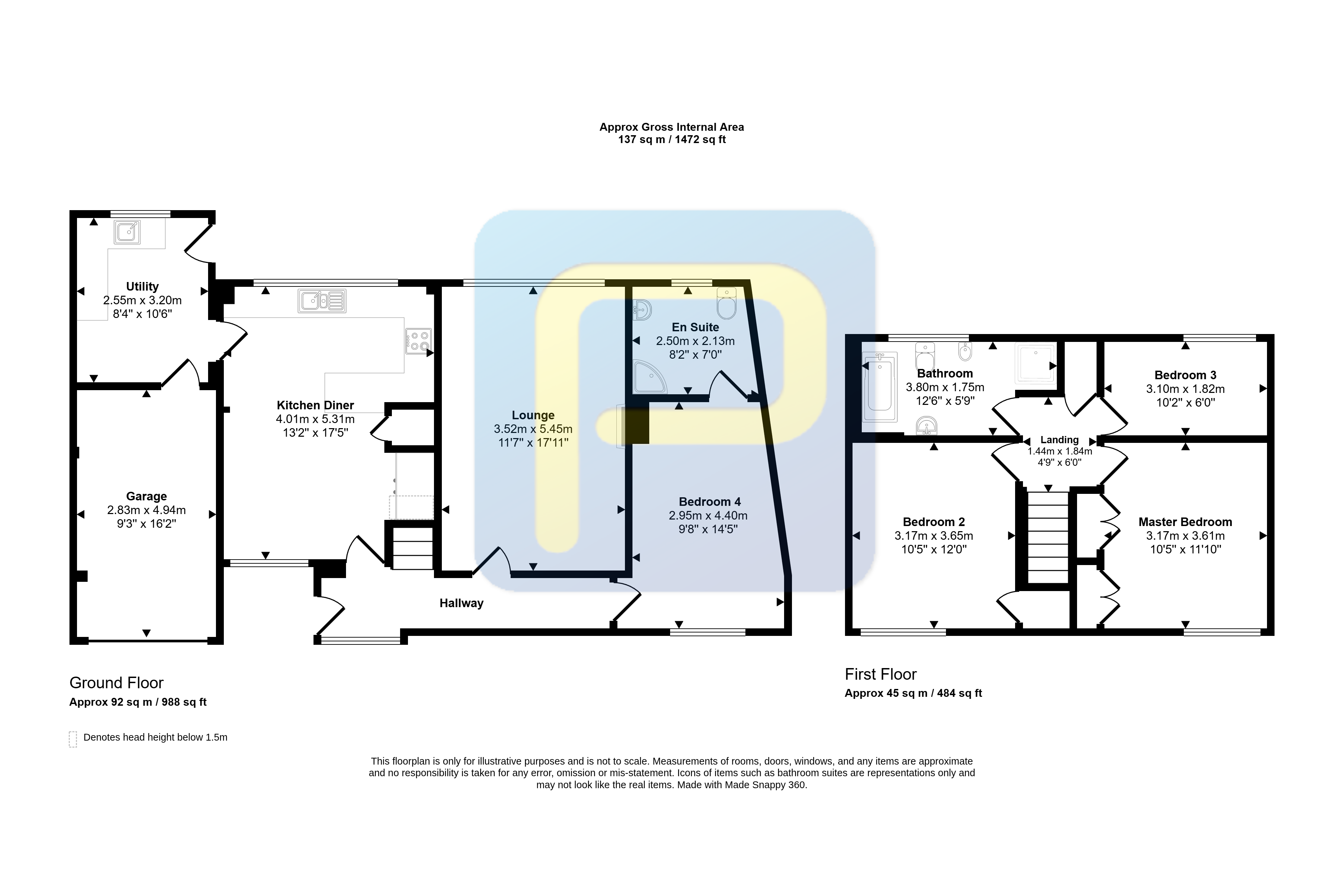 64, Pinewood Drive, Morpeth floorplan