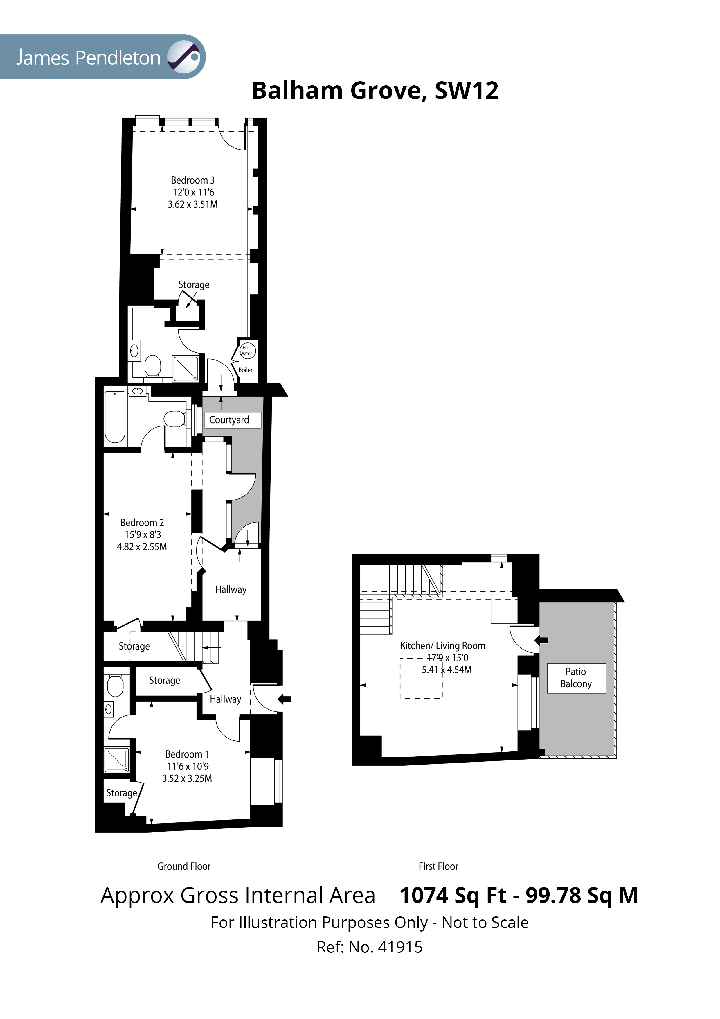 Balham Grove, Balham, London SW12, 3 bedroom terraced house for sale