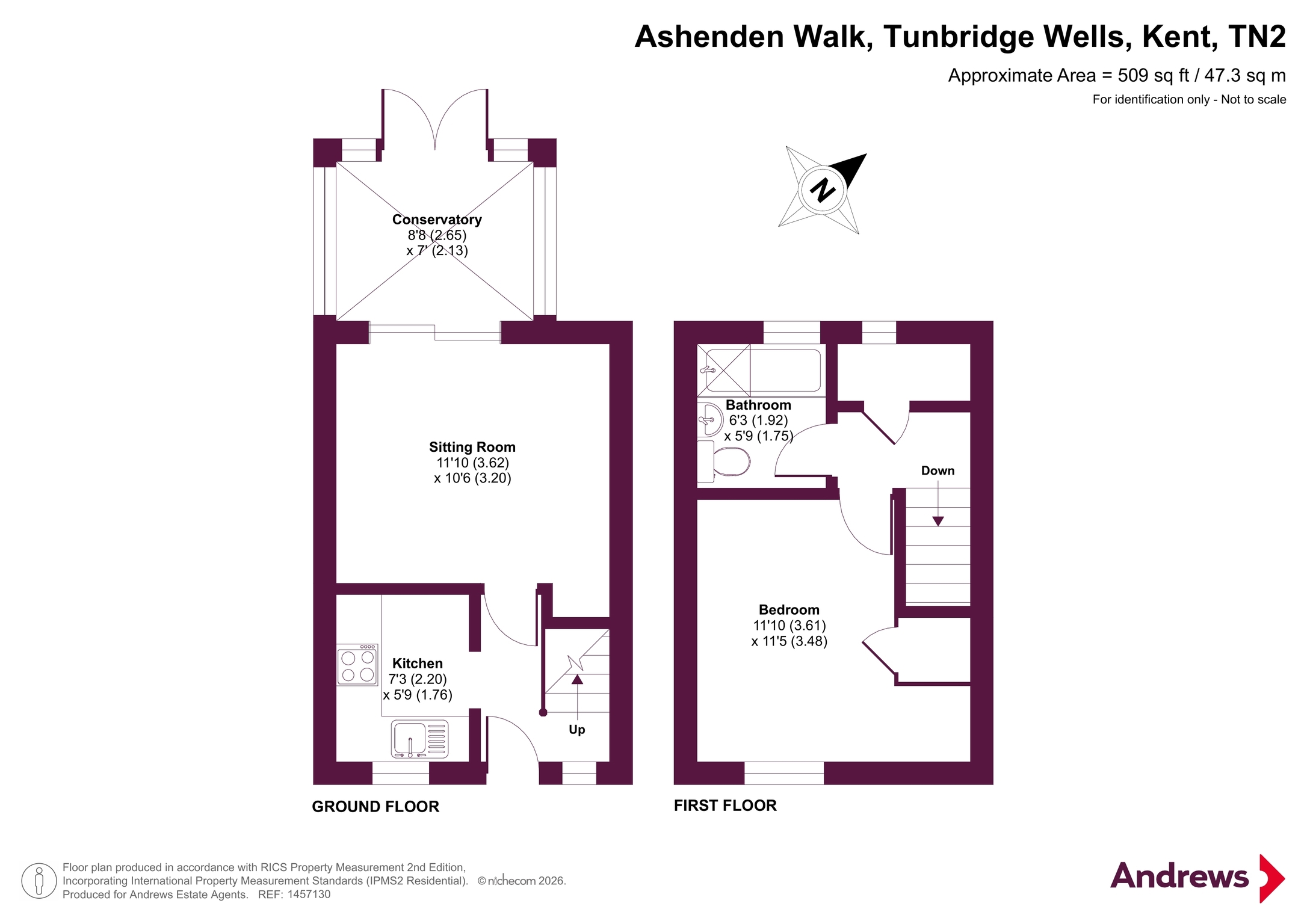 19, Ashenden Walk, Kent floorplan