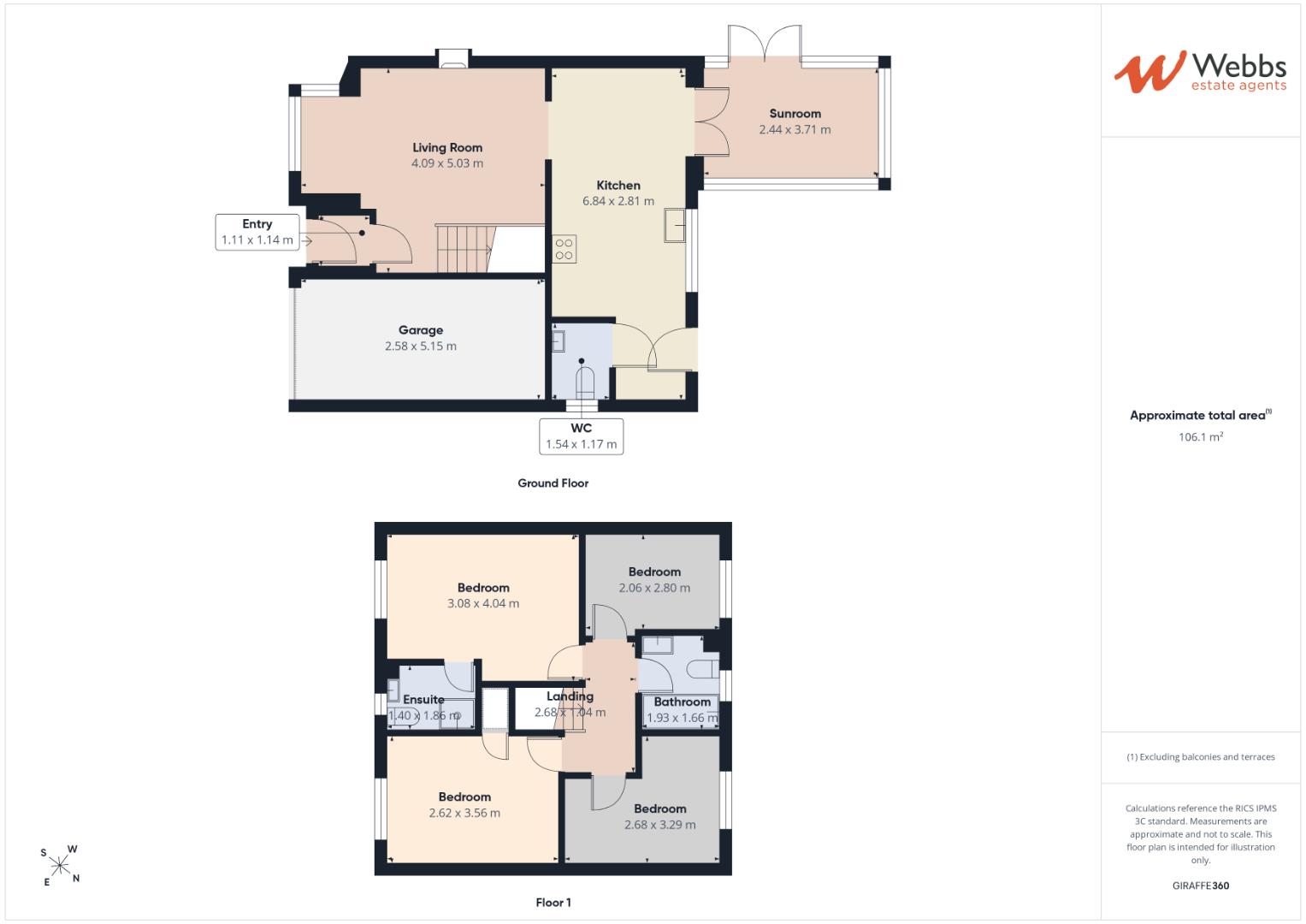 4, Turf Close, Cannock floorplan