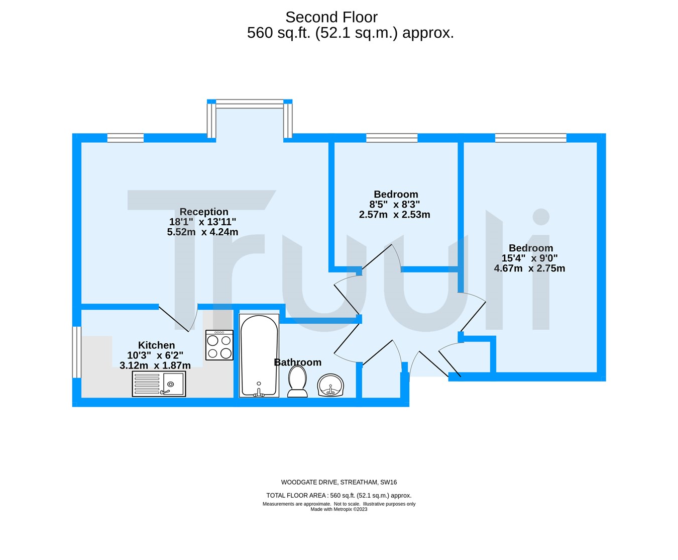 Woodgate Drive, London SW16, 2 bedroom flat for sale 64565455