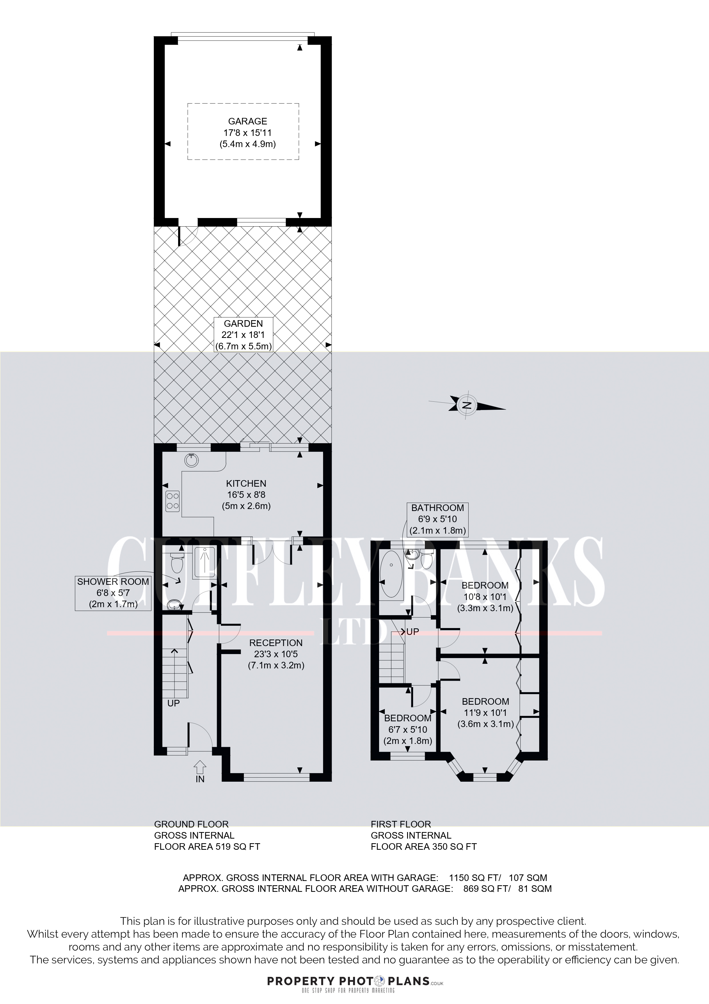 29, Rhyl Road, Middlesex floorplan