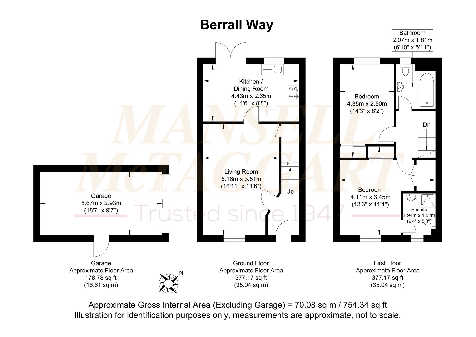 29 Berrall Way, Billingshurst floorplan
