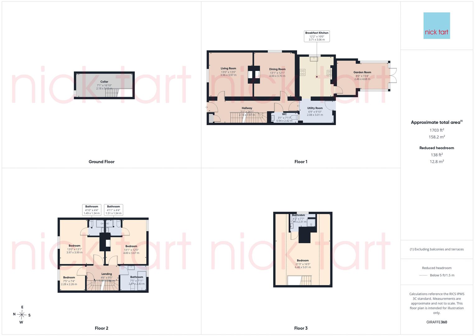 10, Greenfields, Shifnal floorplan