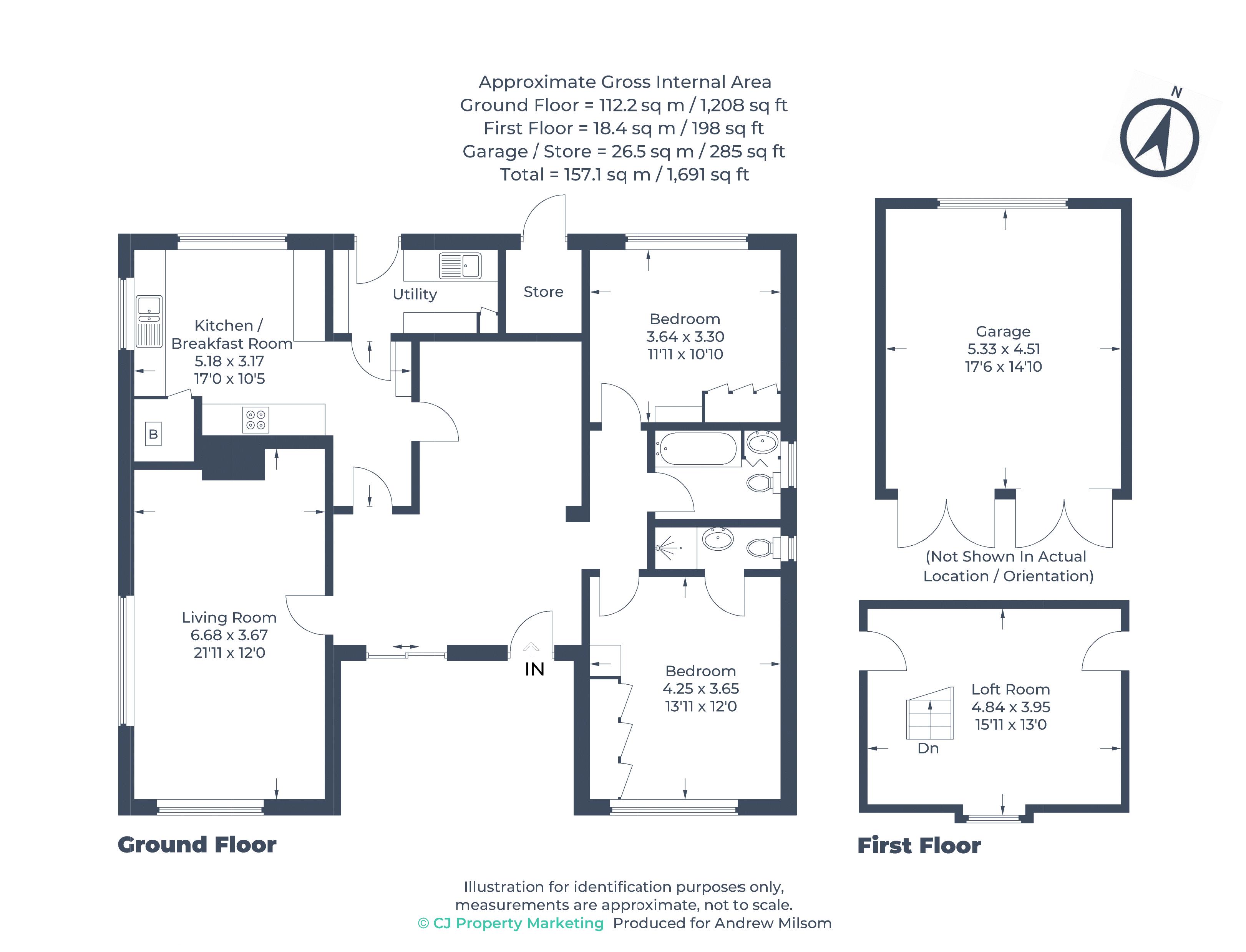 Steps, Kings Lane, Cookham floorplan