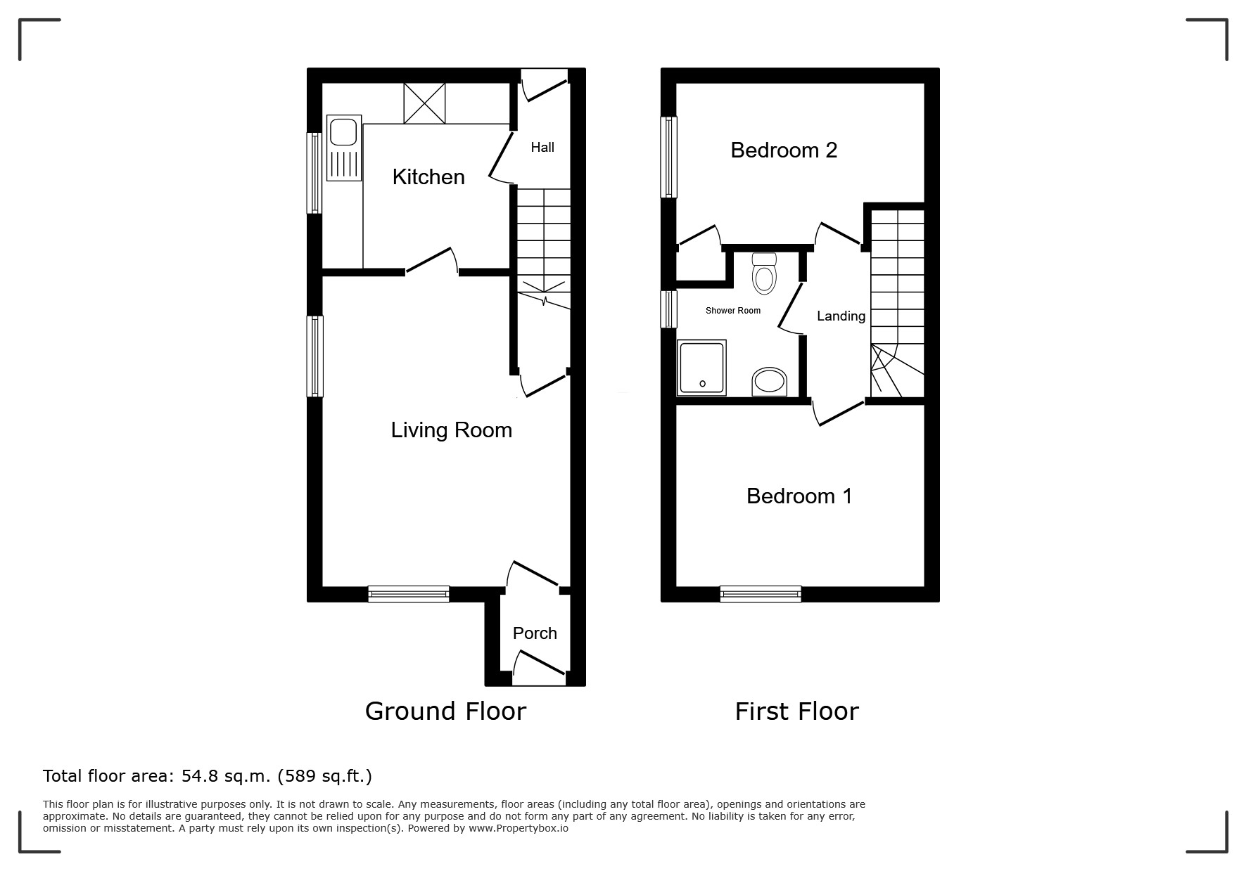56, Shide Road, Isle of Wight floorplan
