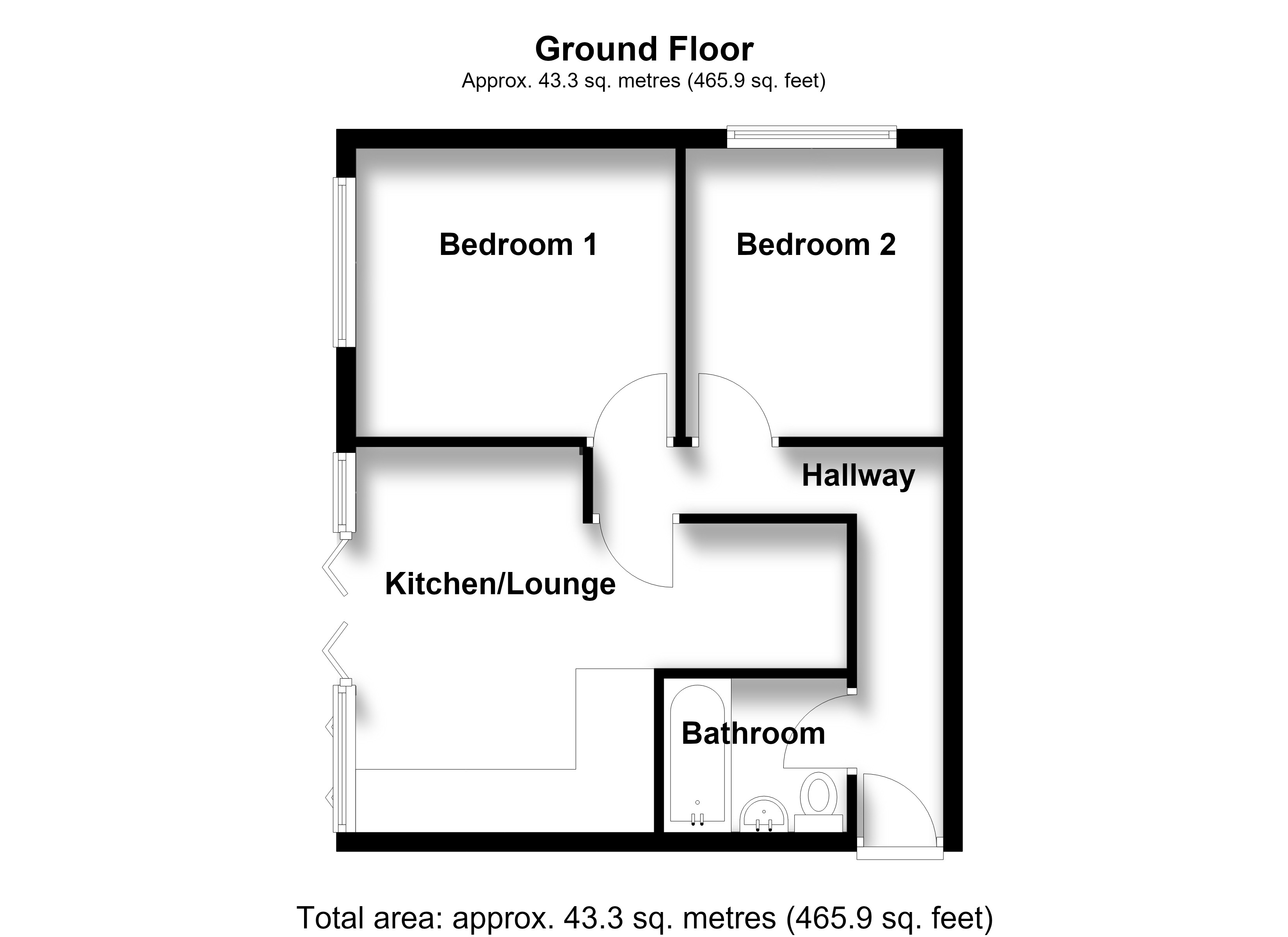 Shanklin Road, Brighton floorplan