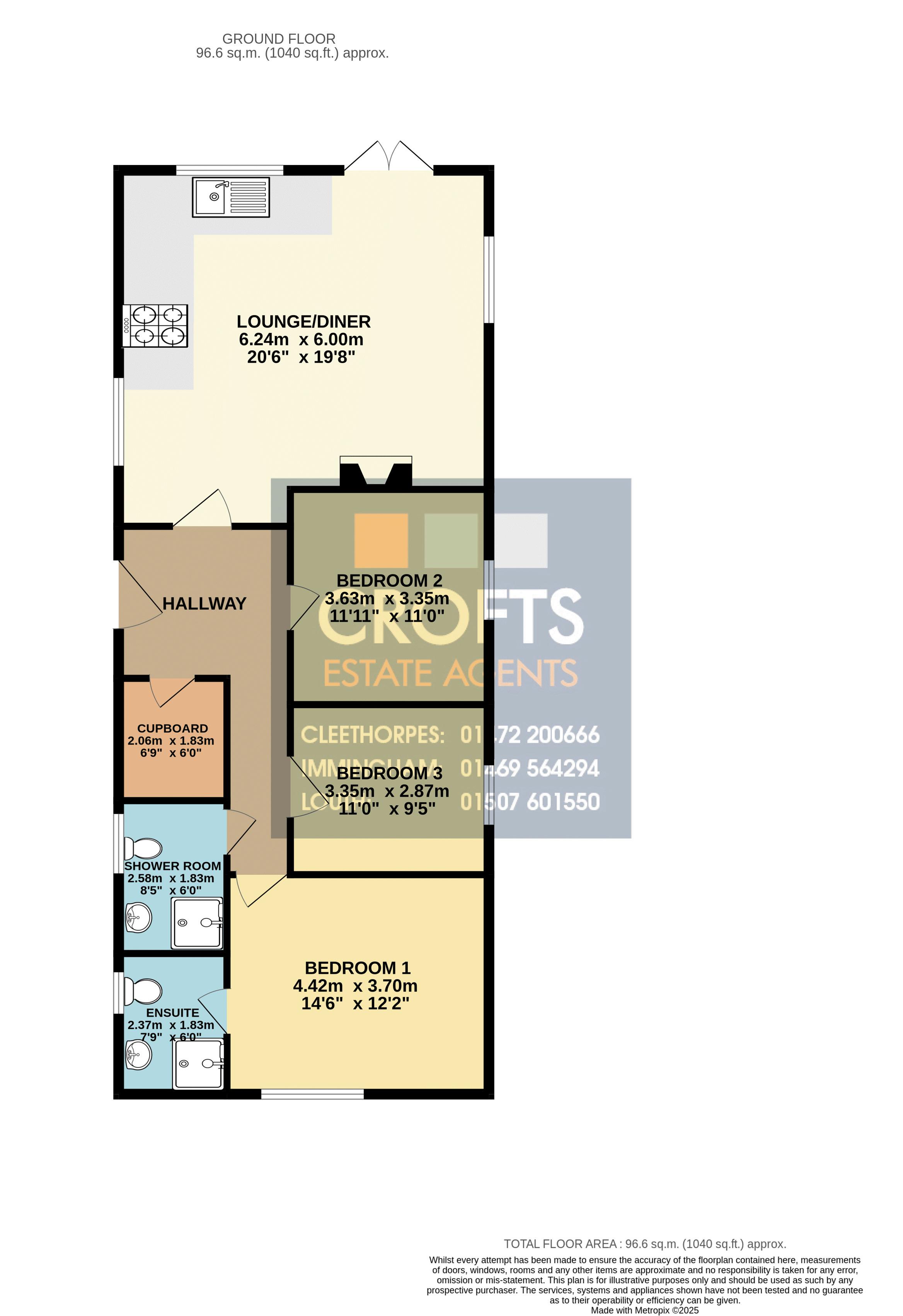 Cygnet Lodge, 7 Duck Lake, Sleaford Road, Tattershall floorplan