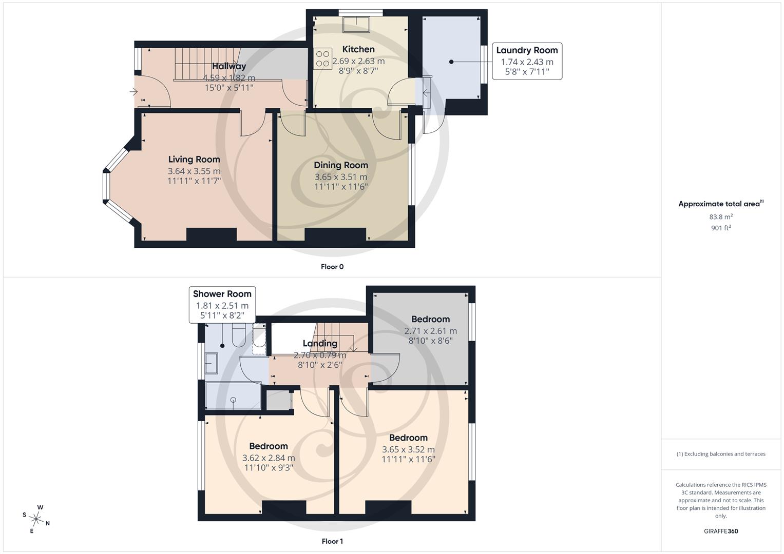 9, The Crescent, Leeds floorplan