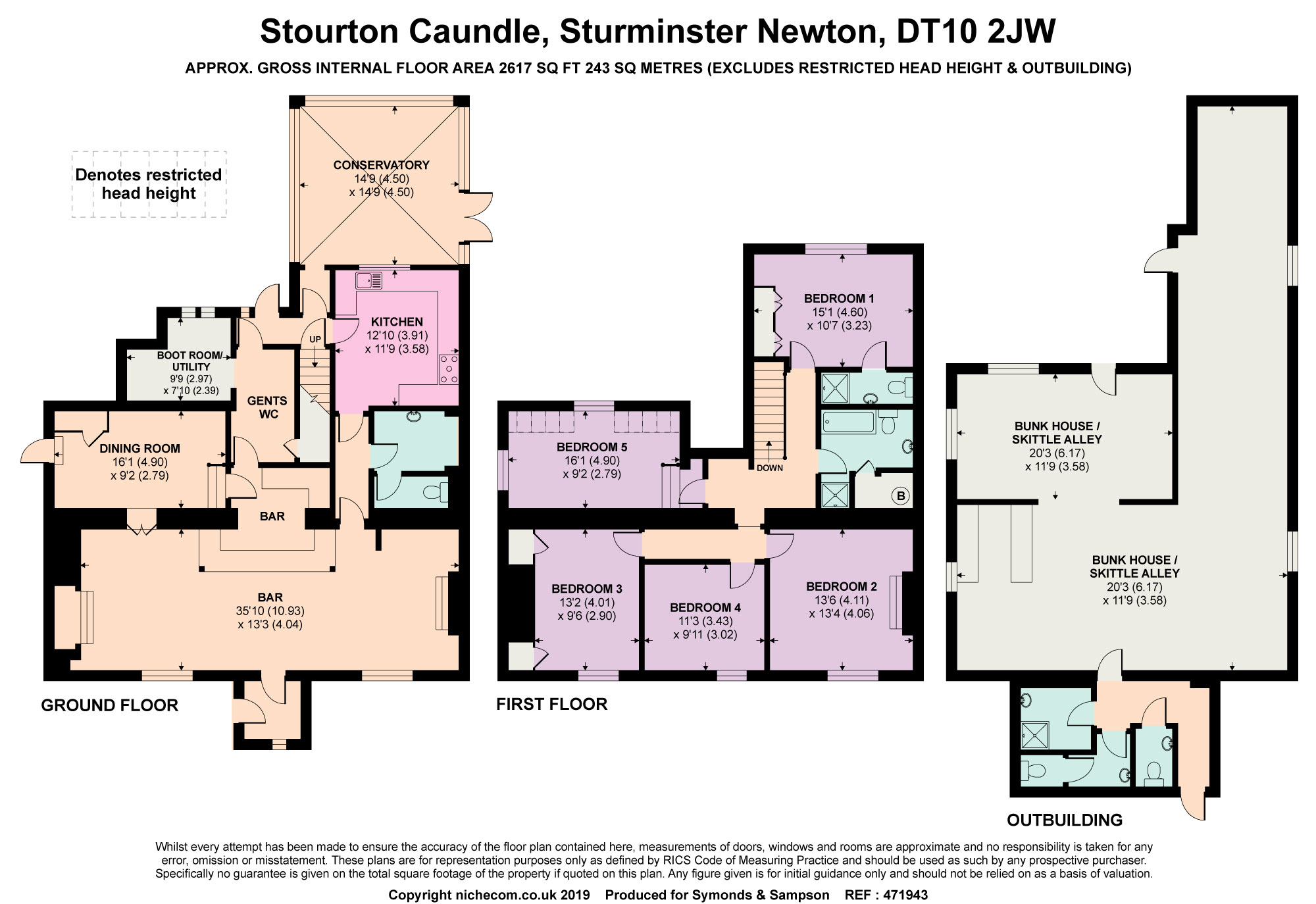 5 Bedrooms Detached house for sale in Stourton Caundle, Sturminster Newton DT10