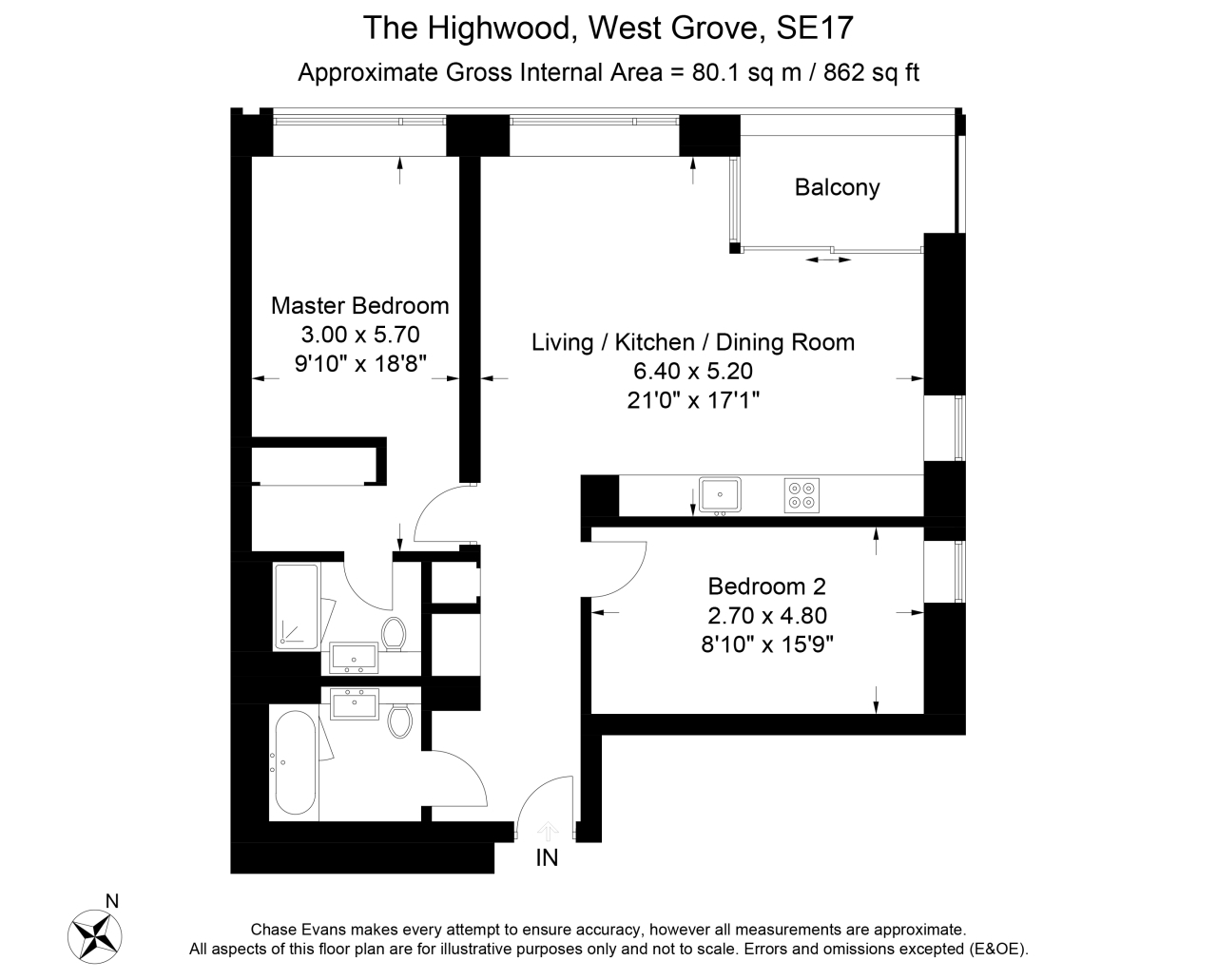 Hurlock Heights, Elephant Park, Elephant & Castle SE17, 2 bedroom flat