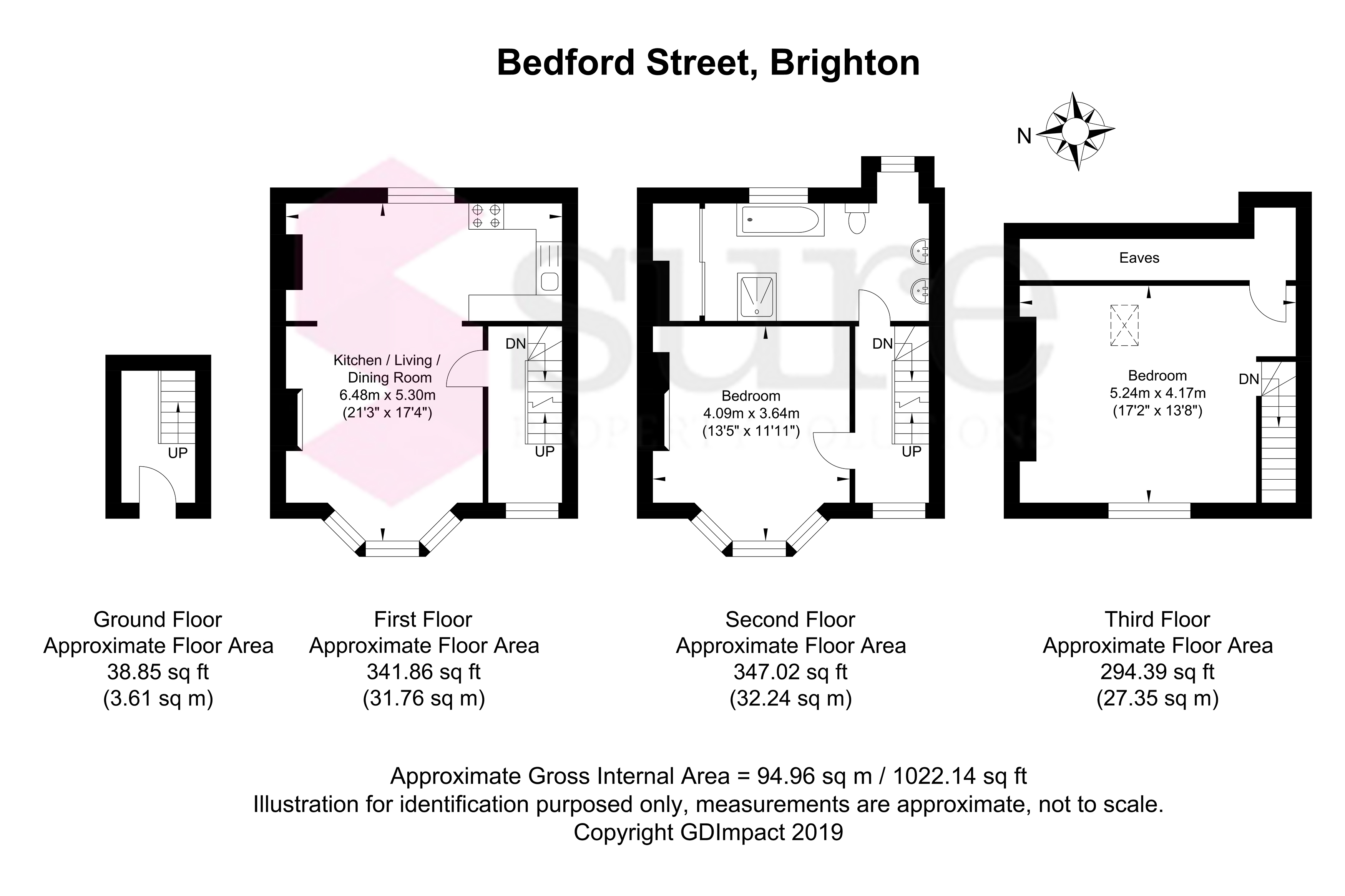 2 Bedrooms Maisonette for sale in Bedford Street, Brighton BN2