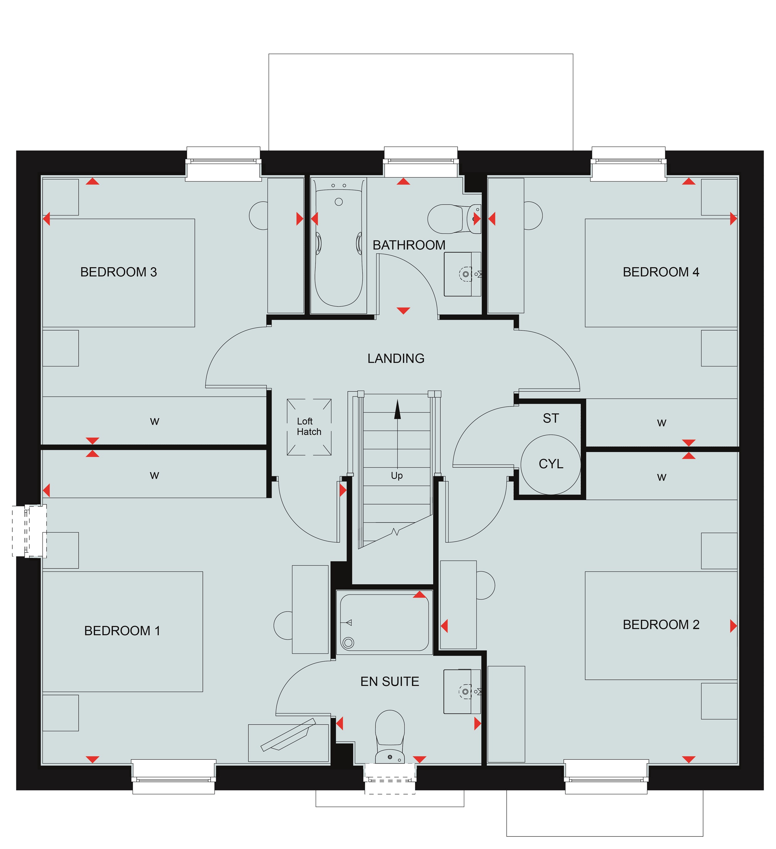 H928781, Lodge Way, Peterborough floorplan