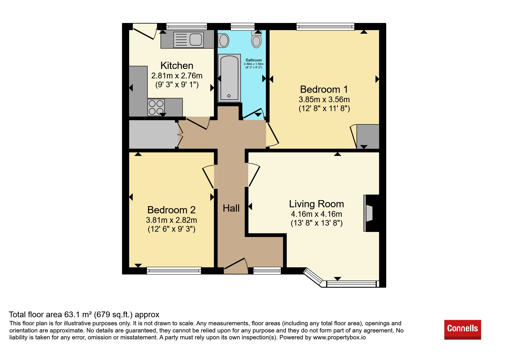 56, Northumberland Road, Kettering floorplan