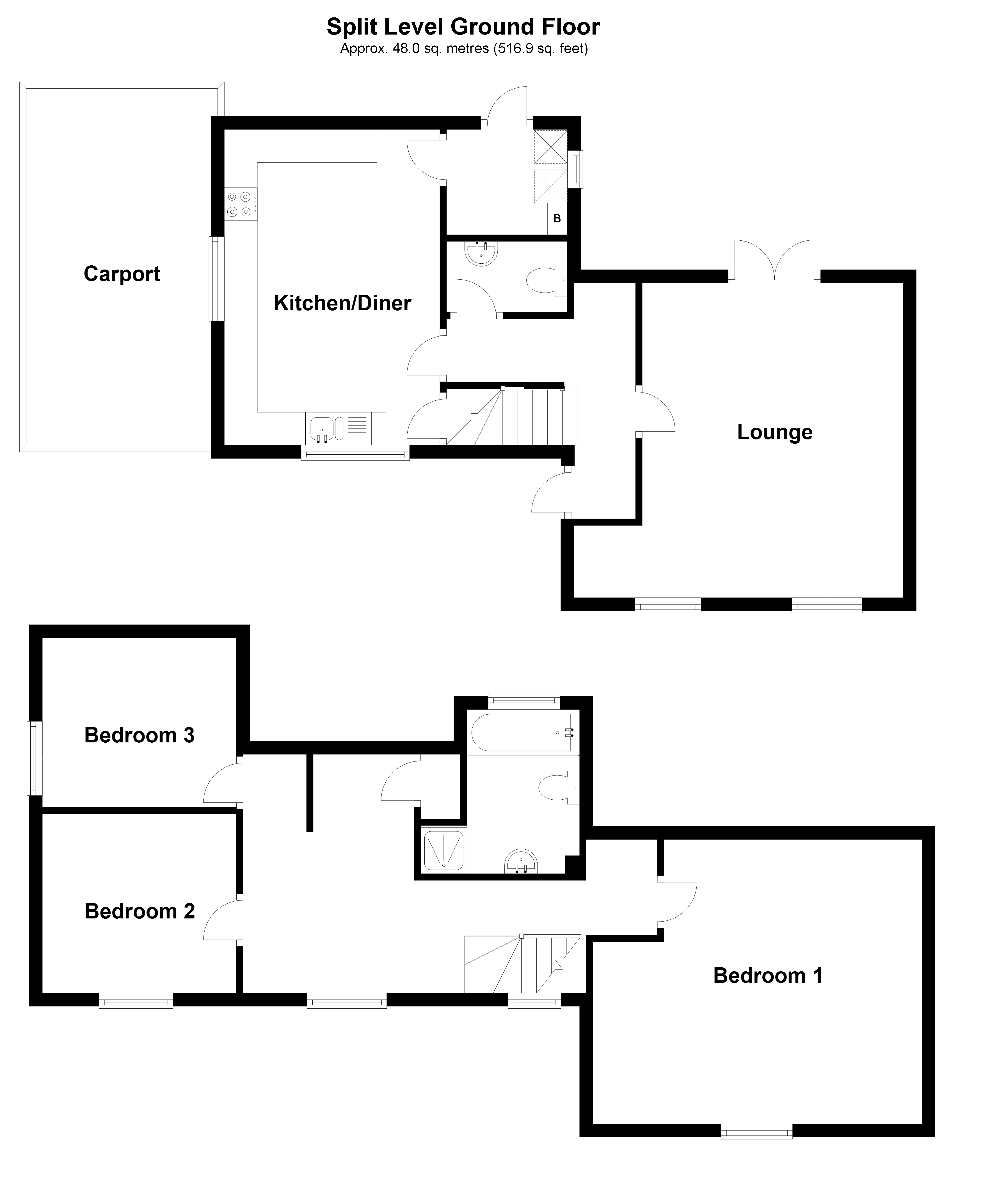 68, Gordon Road, Whitstable floorplan