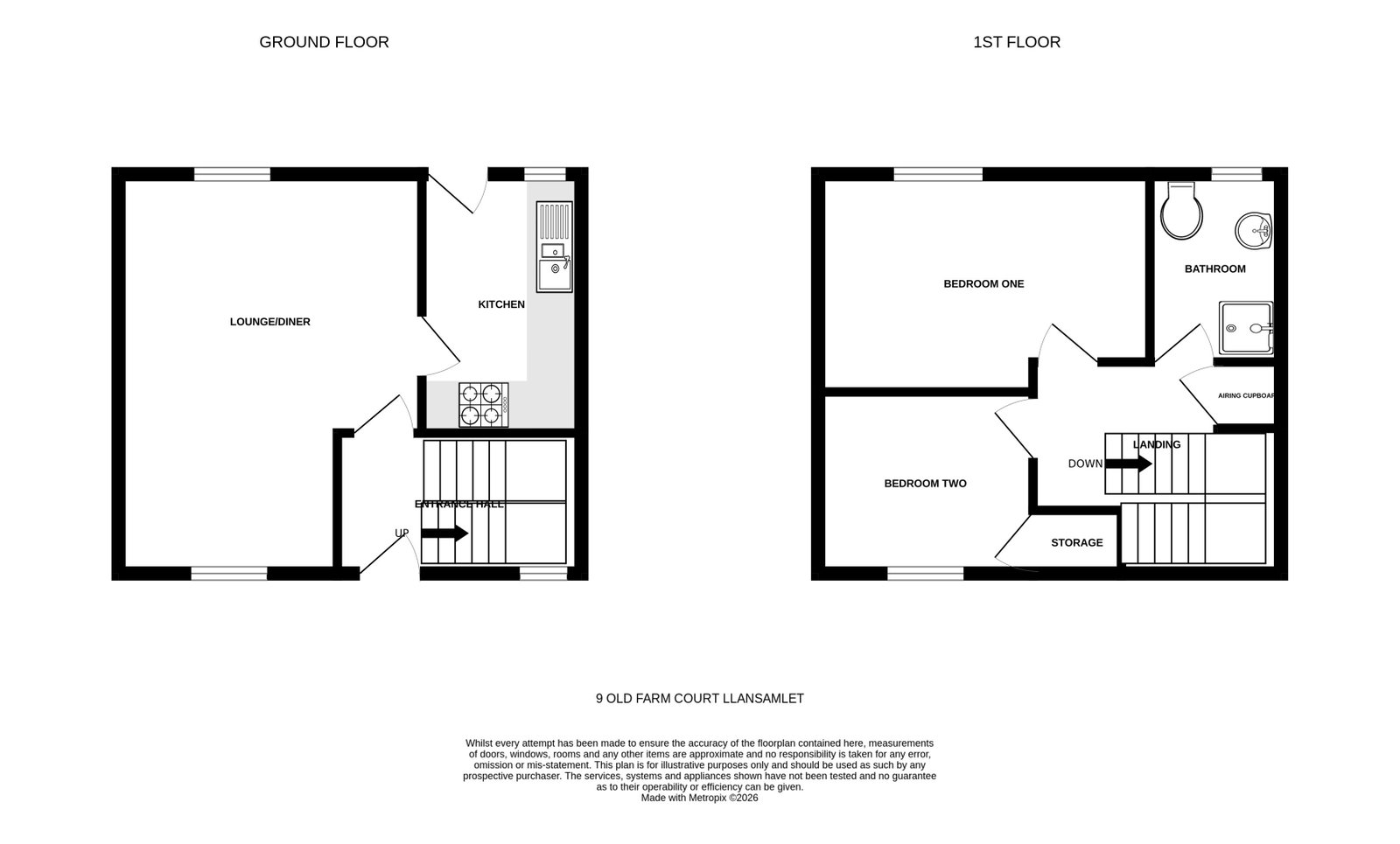 Old Farm Court, Swansea floorplan