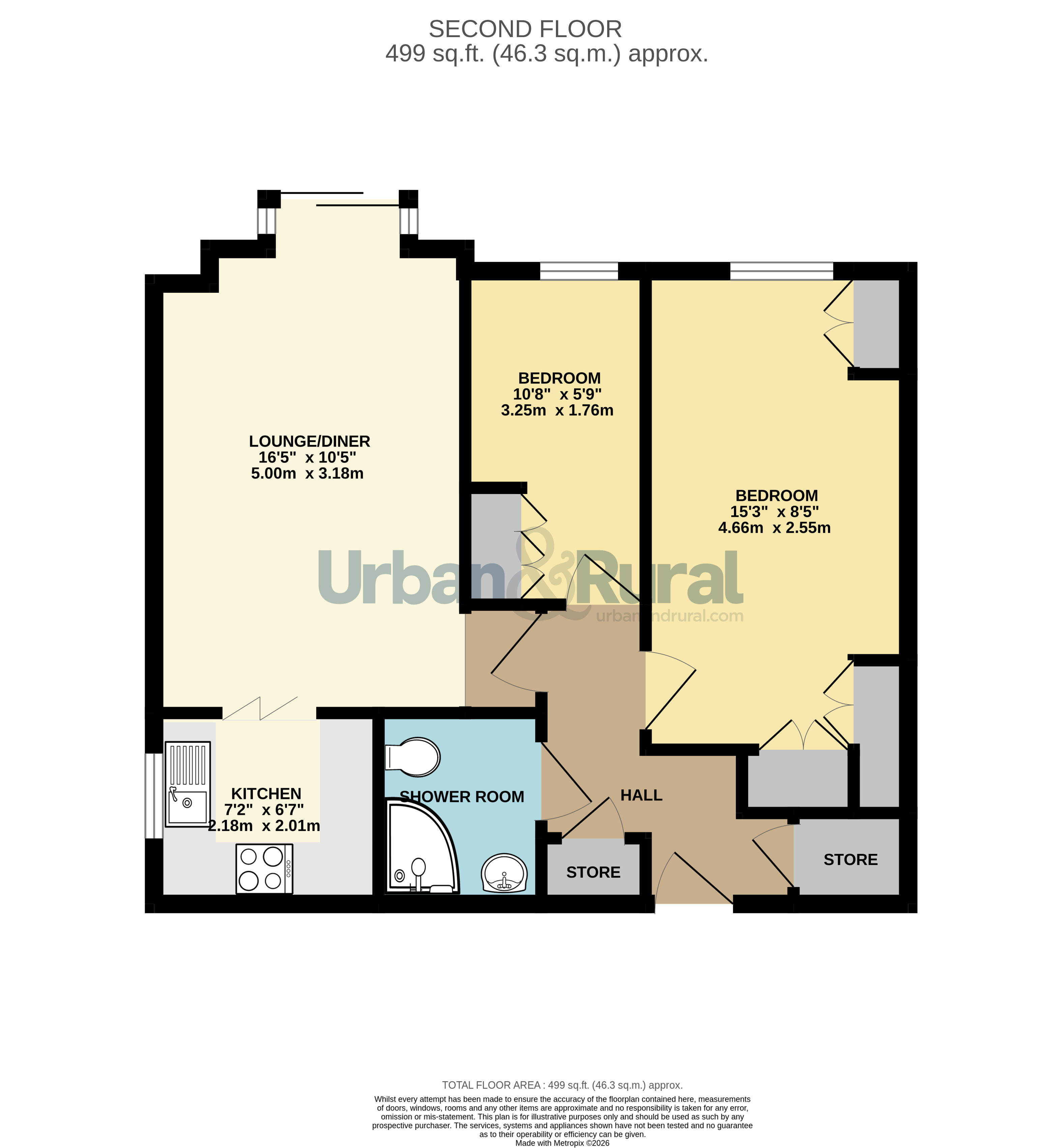37 Aspley Court,, Warwick Avenue, Bedfordshire floorplan