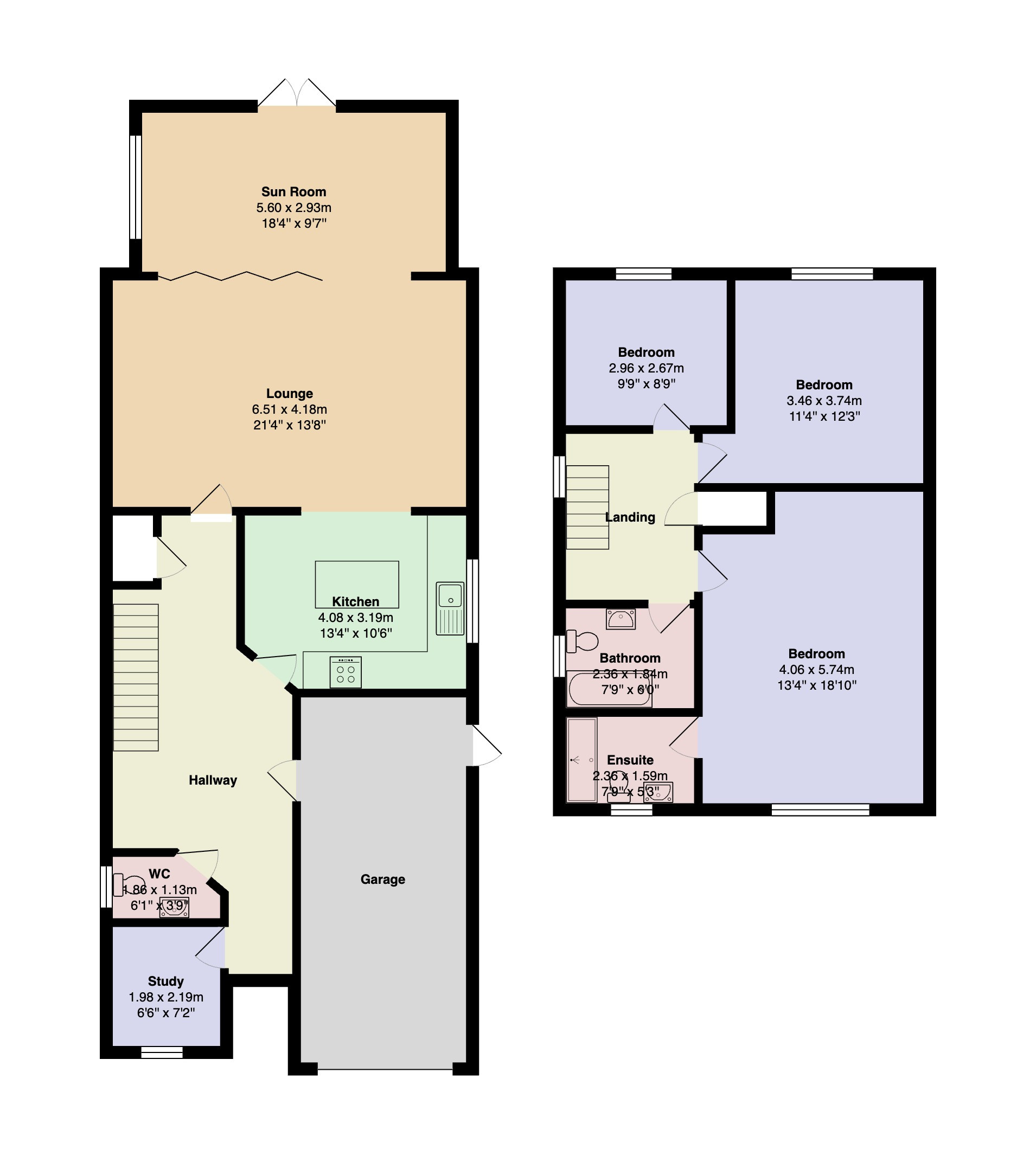 3, Orchard Meadows, Elswick floorplan