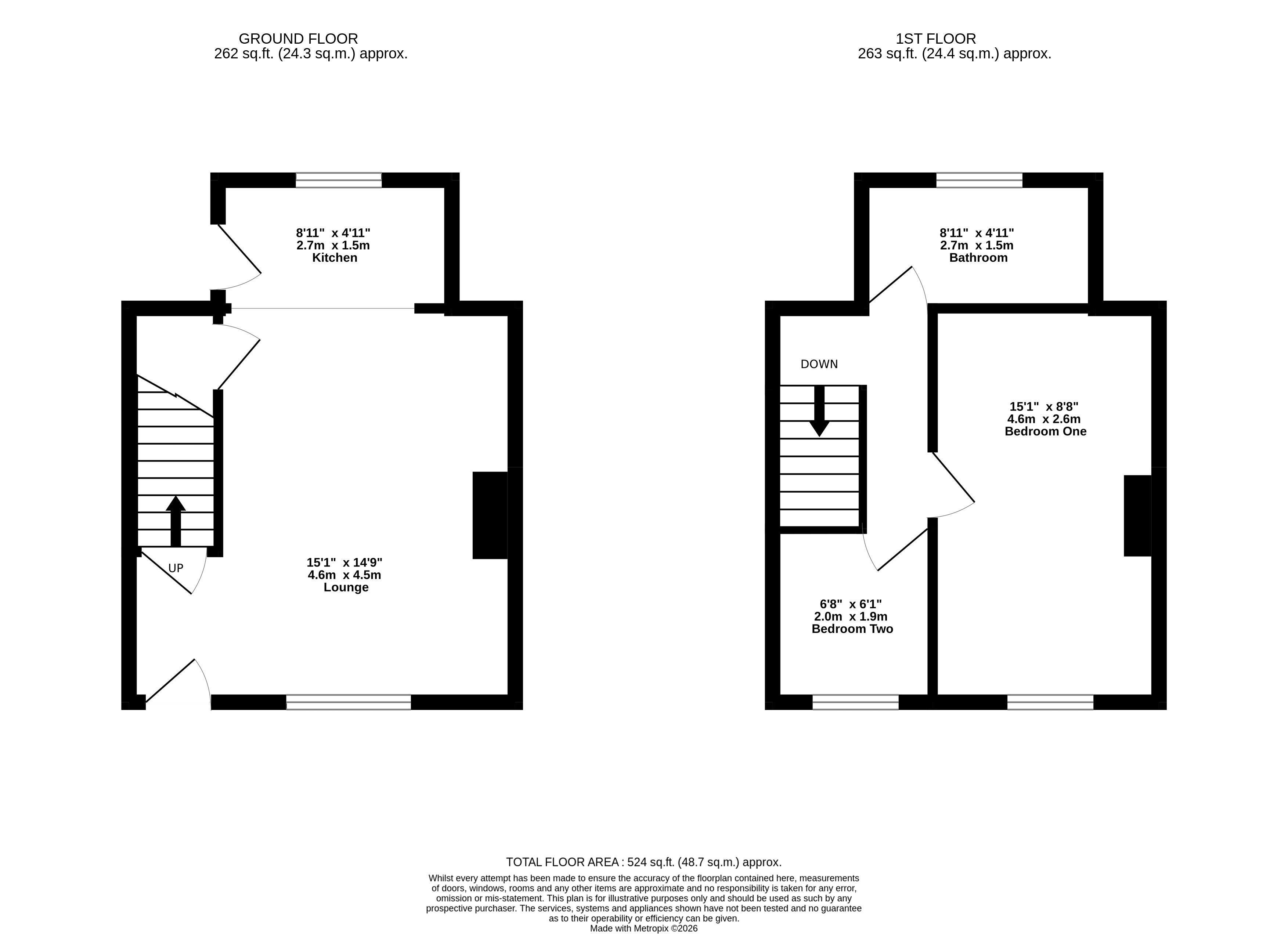 1, Royd Terrace, Huddersfield floorplan