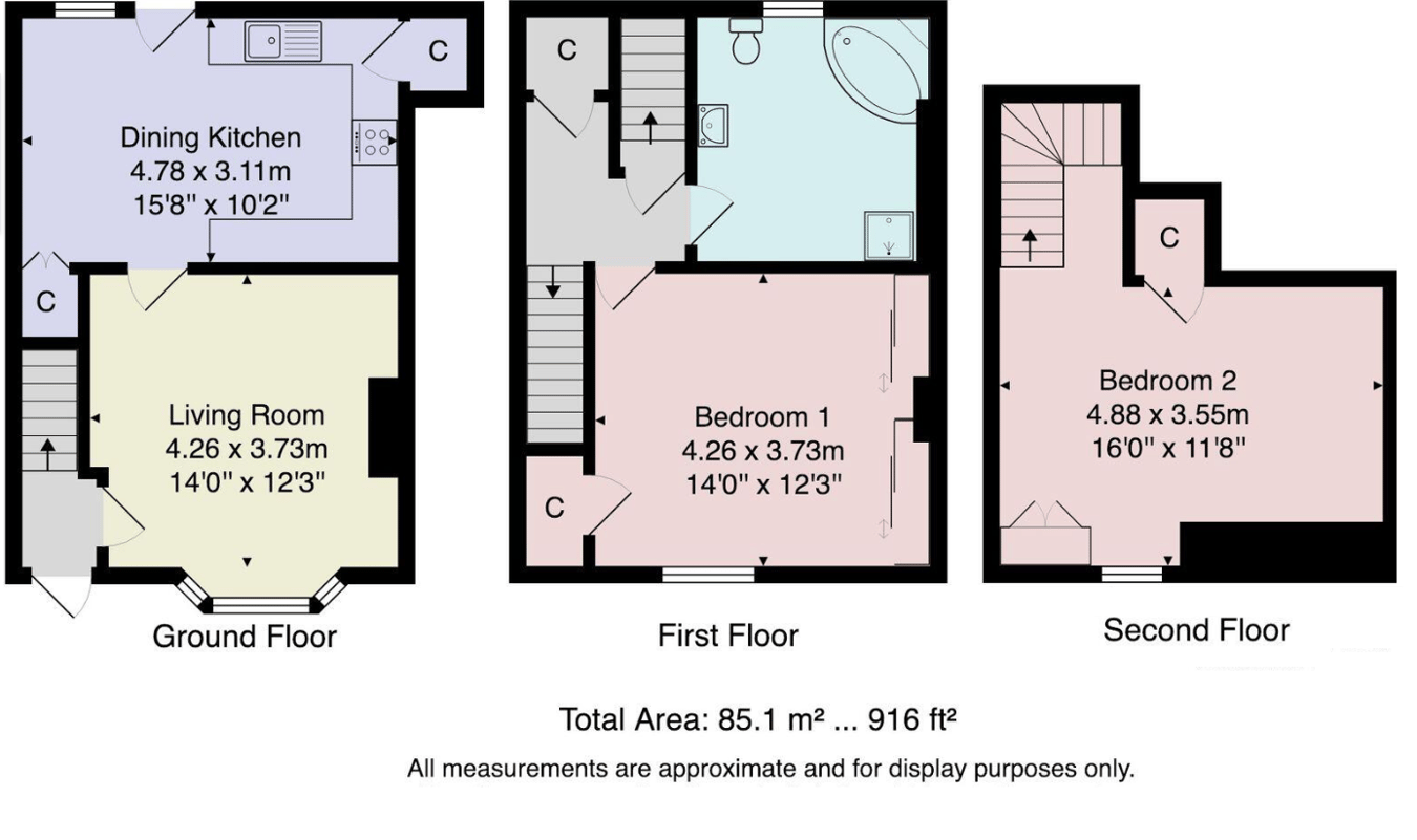 28, Whinney Lane, Harrogate floorplan